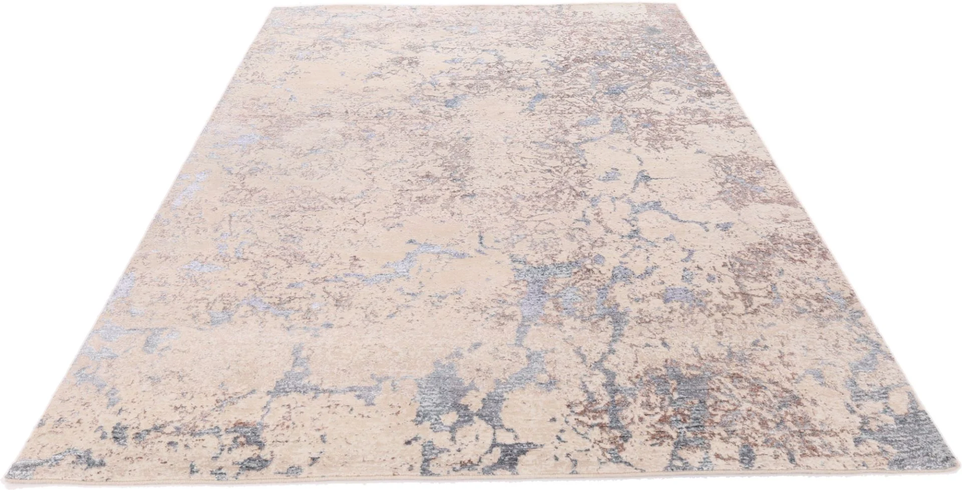 Indian Rug — hand-knotted, 301 × 205 cm, Wool & Silk