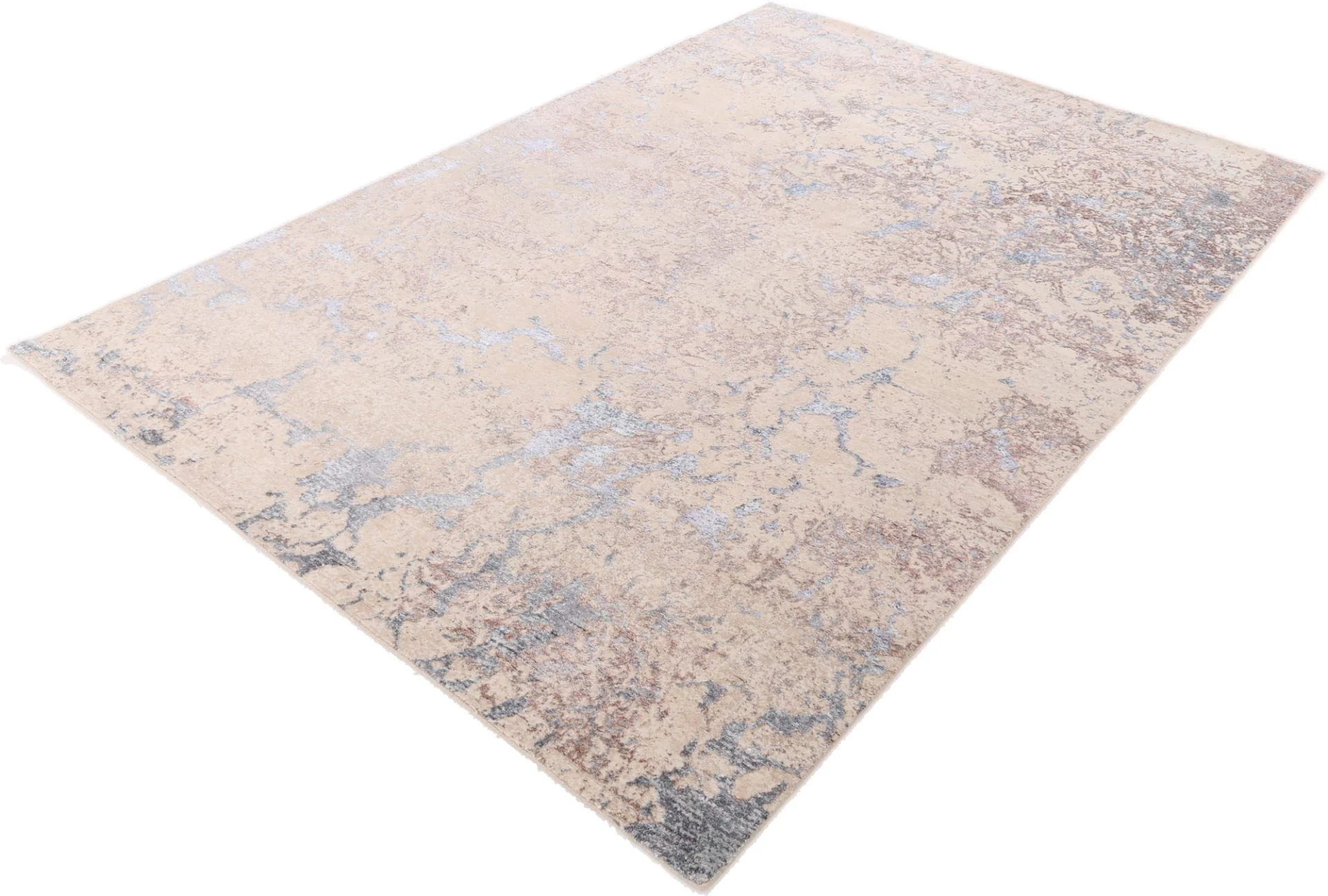 Indian Rug — hand-knotted, 301 × 205 cm, Wool & Silk