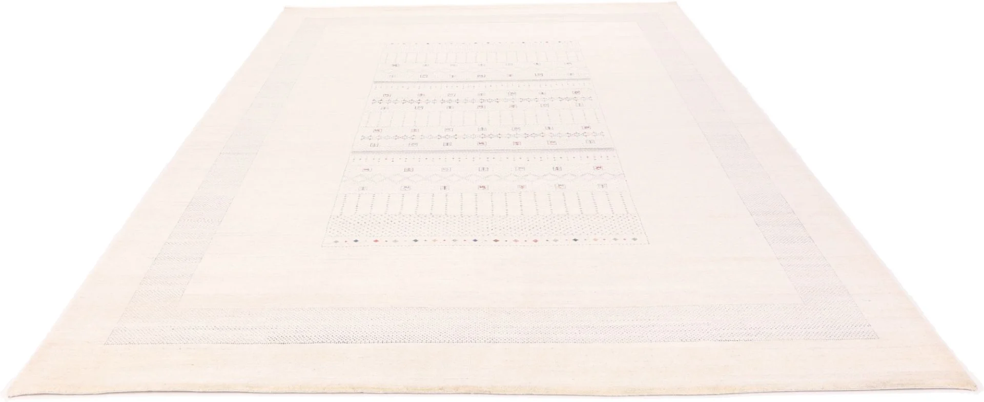 Loribaft Indian Rug — hand-knotted, 366 × 272 cm, Wool & Silk