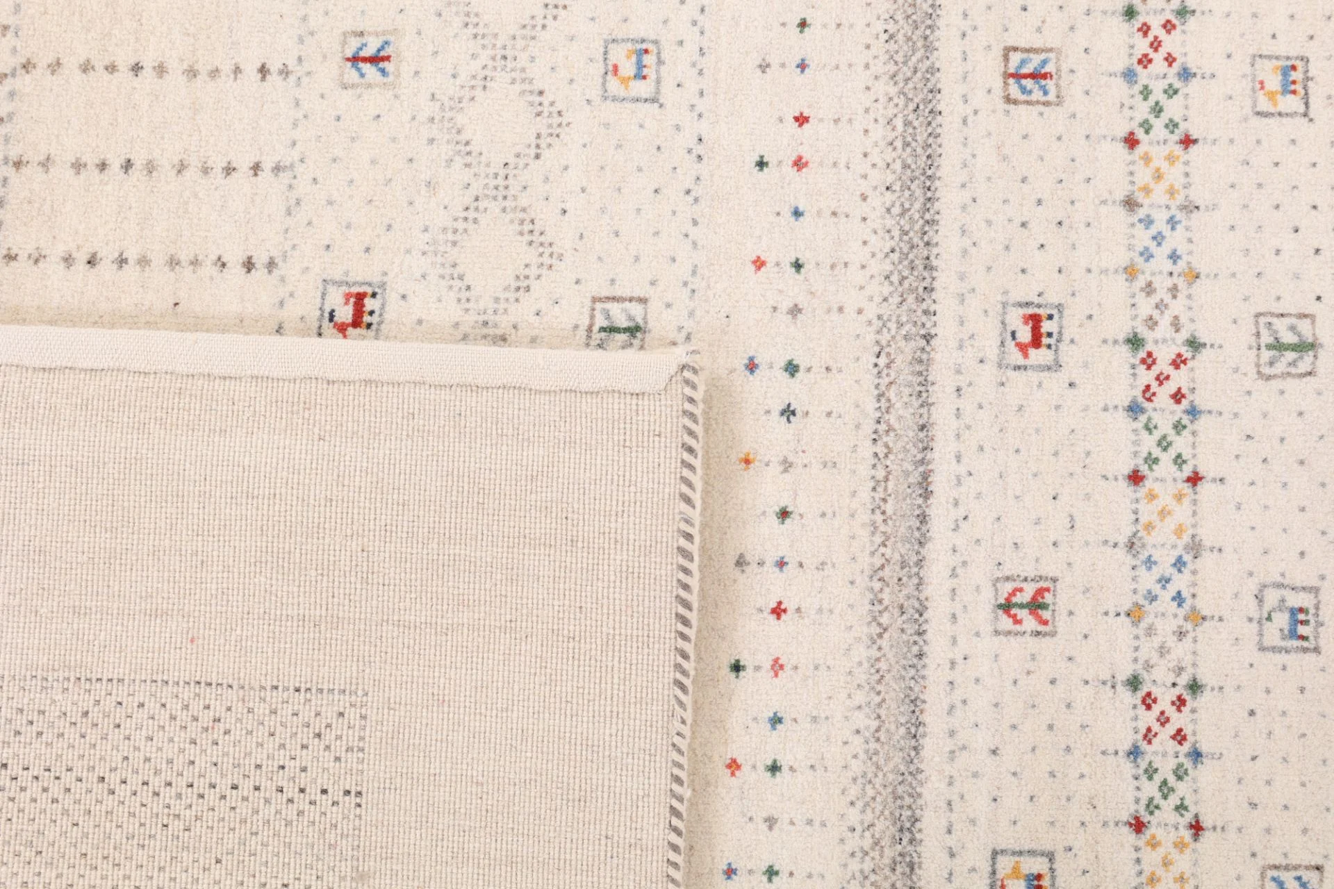 Loribaft Indian Rug — hand-knotted, 366 × 272 cm, Wool & Silk