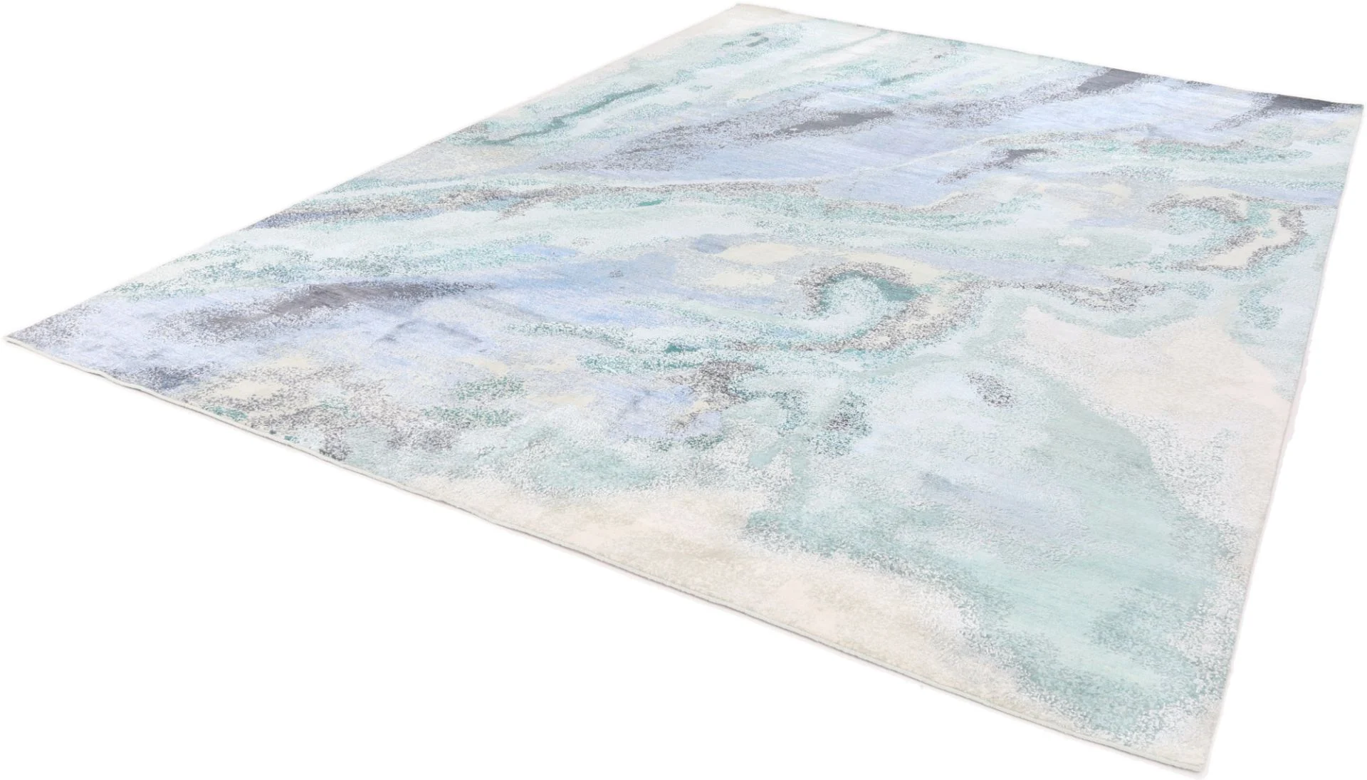 Indian Rug — hand-knotted, 384 × 293 cm, Wool & Silk