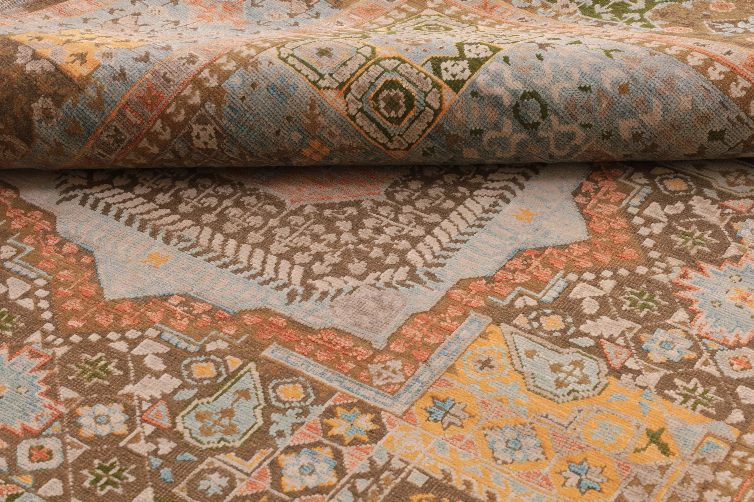 Indian Rug 238 × 175 cm, Wool & Silk, hand-knotted