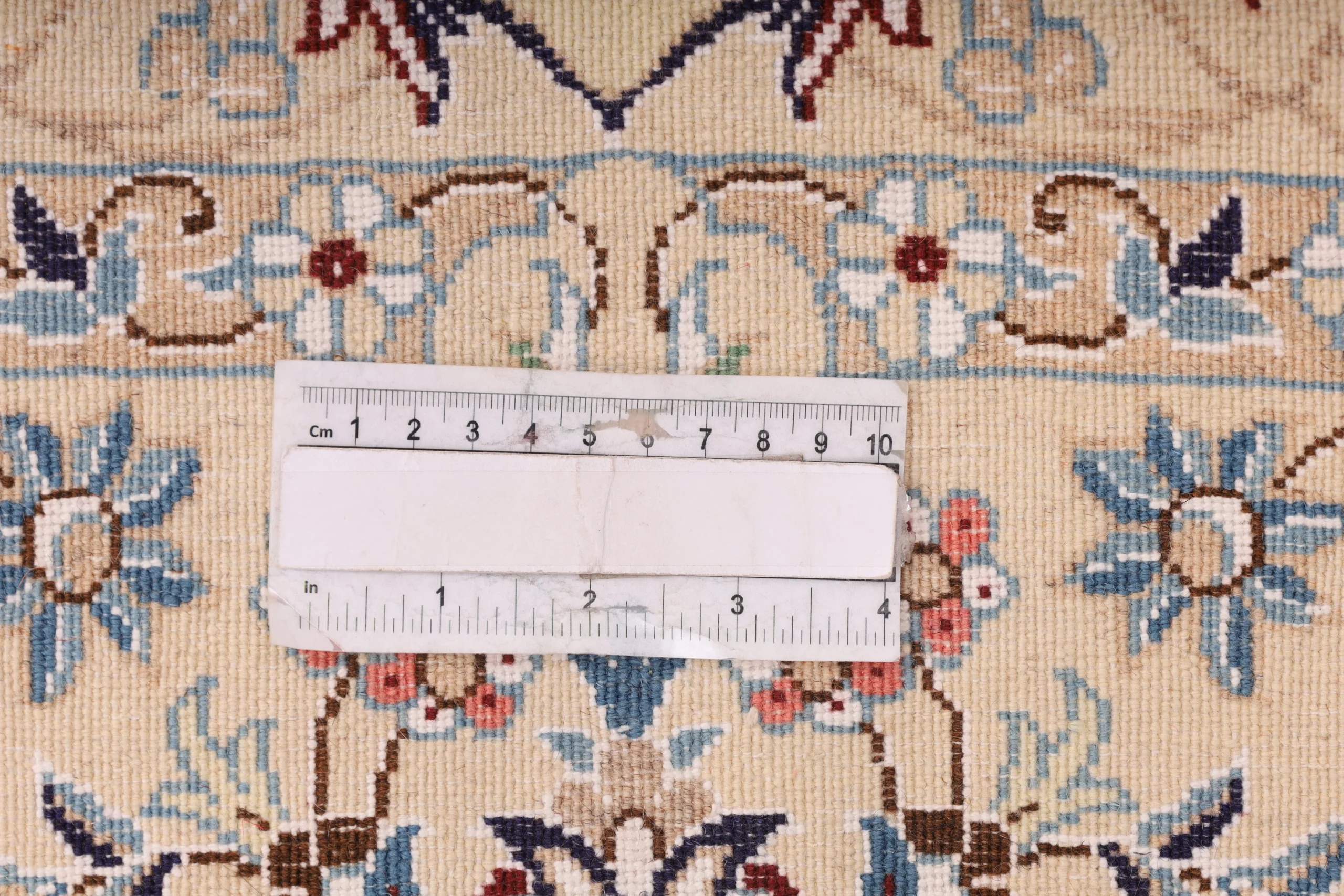 Nain Persian Rug — hand-knotted, 200 × 130 cm, Wool & Silk