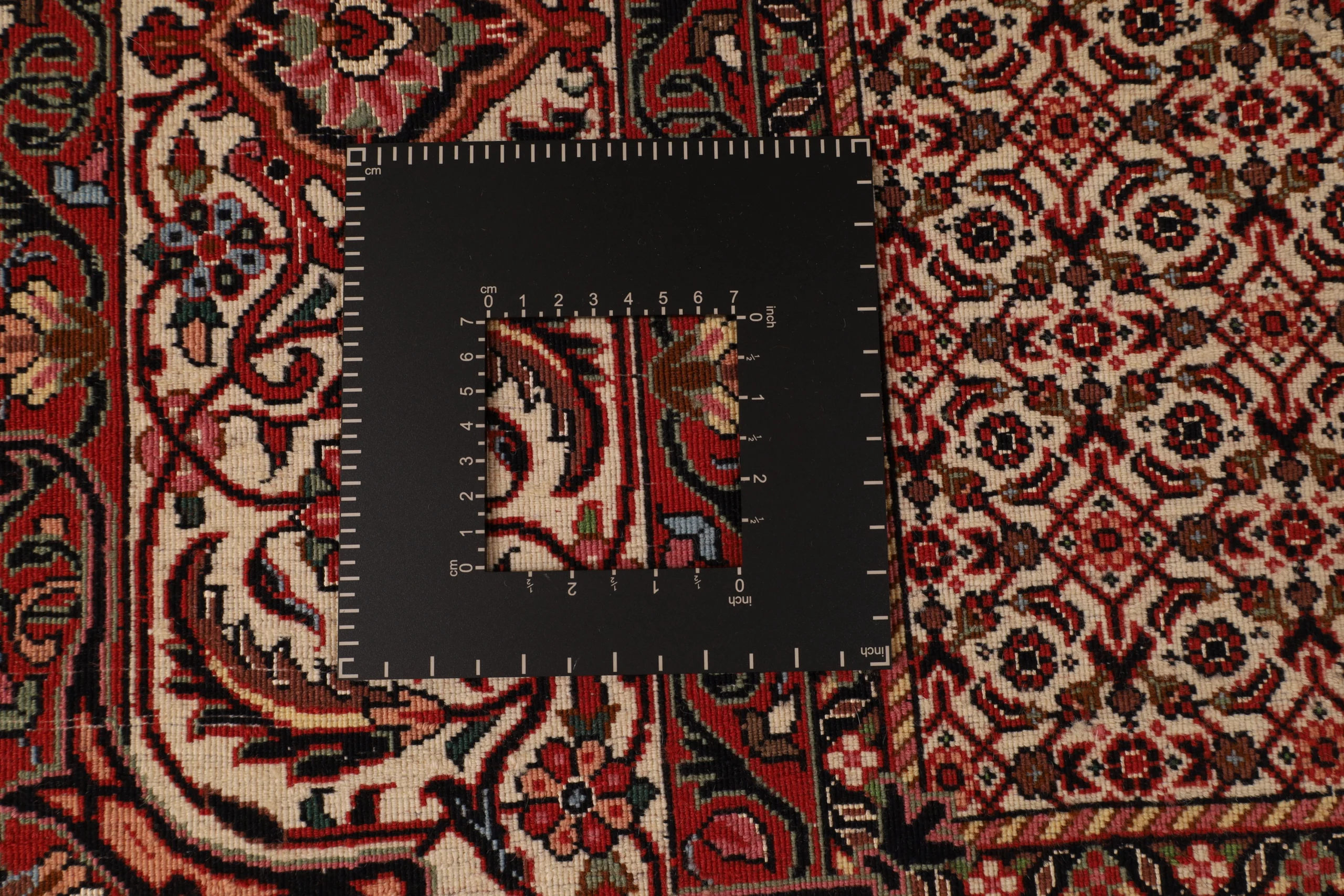 Bijar Persian Rug — hand-knotted, 308 × 212 cm, Wool & Silk