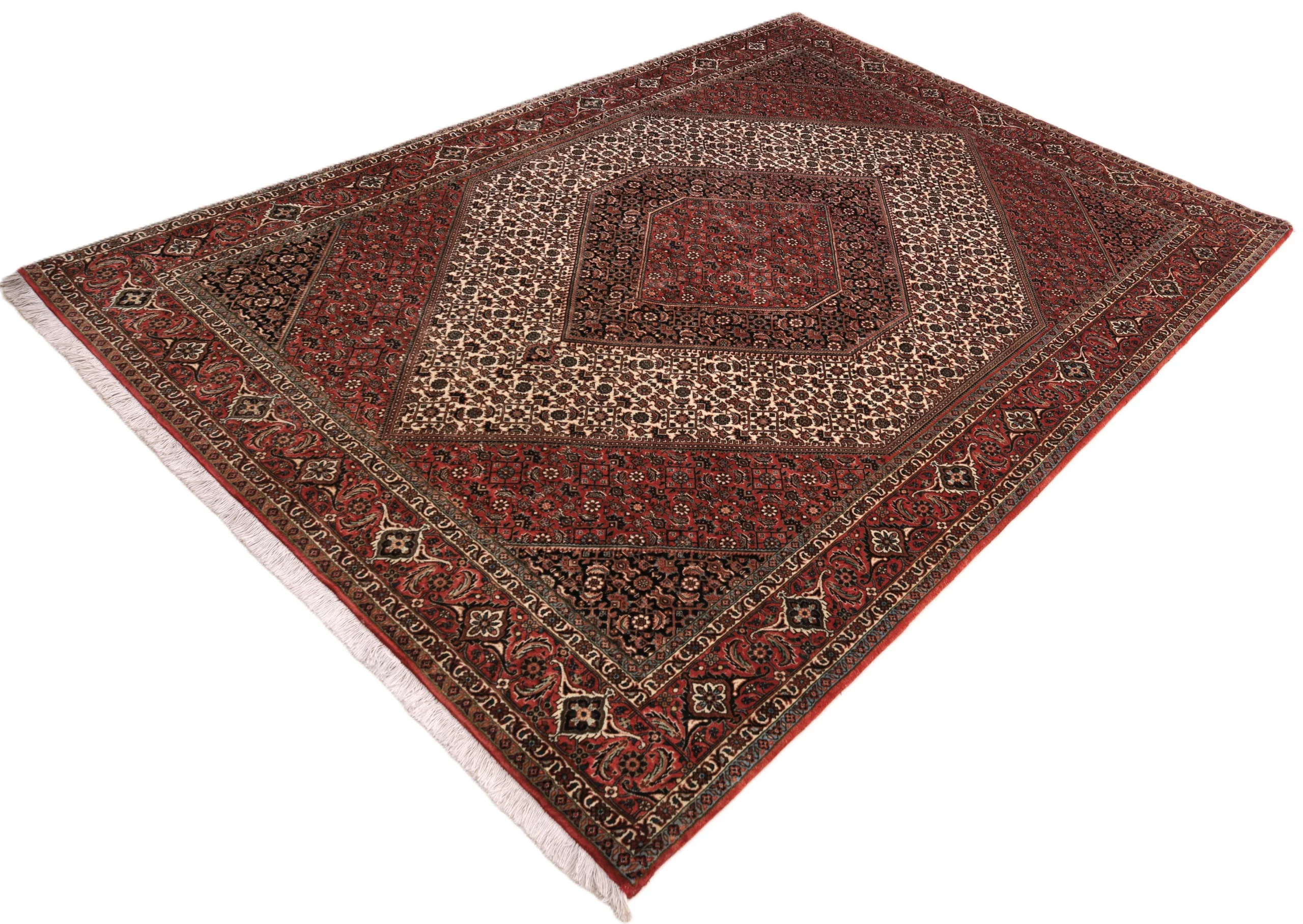 Hand-Knotted Wool Bijar Persian Rug, 237 × 169 cm