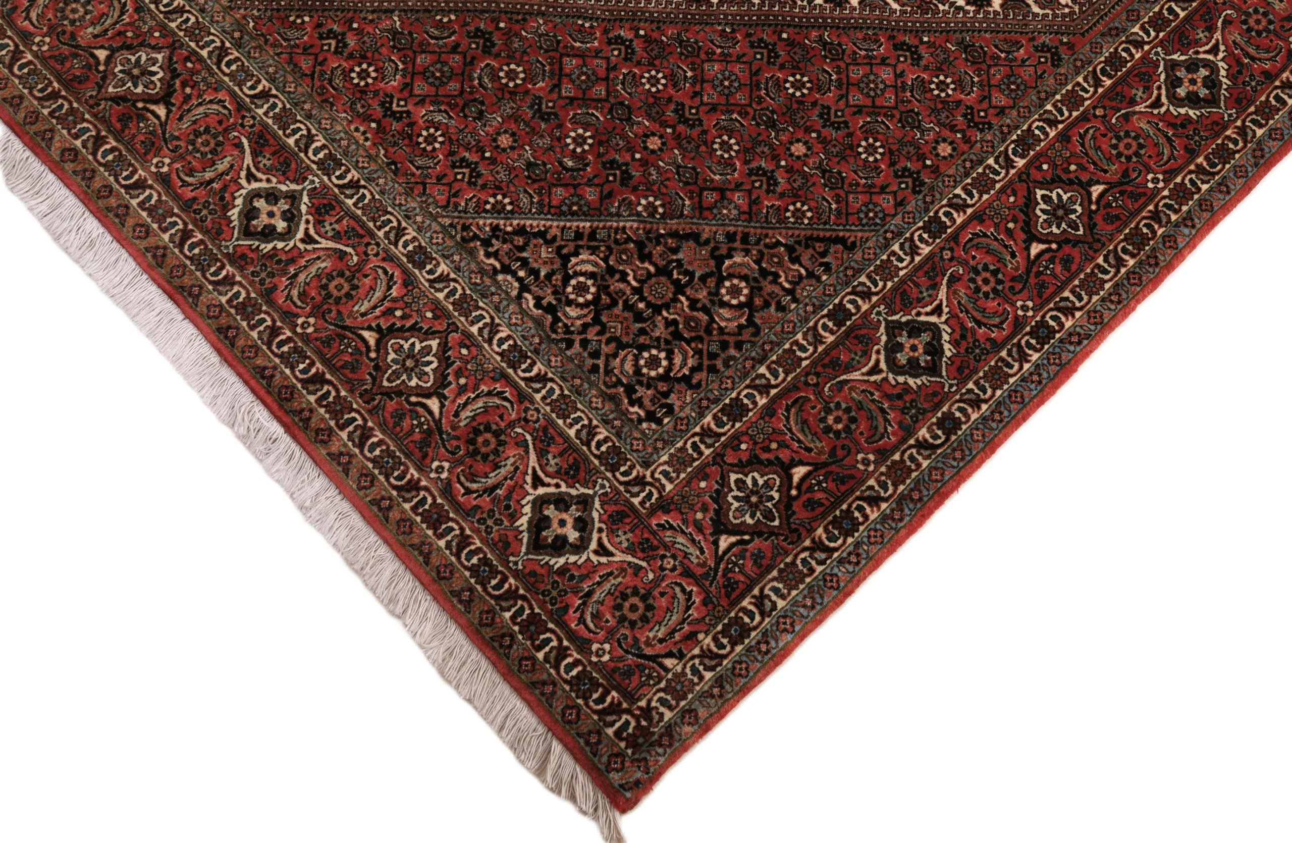 Hand-Knotted Wool Bijar Persian Rug, 237 × 169 cm