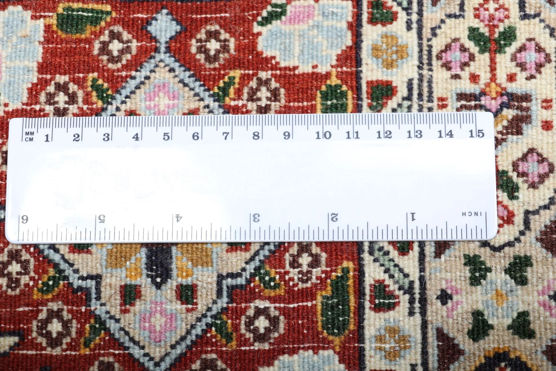 Moud Persian Rug 195 × 207 cm, Wool, hand-knotted