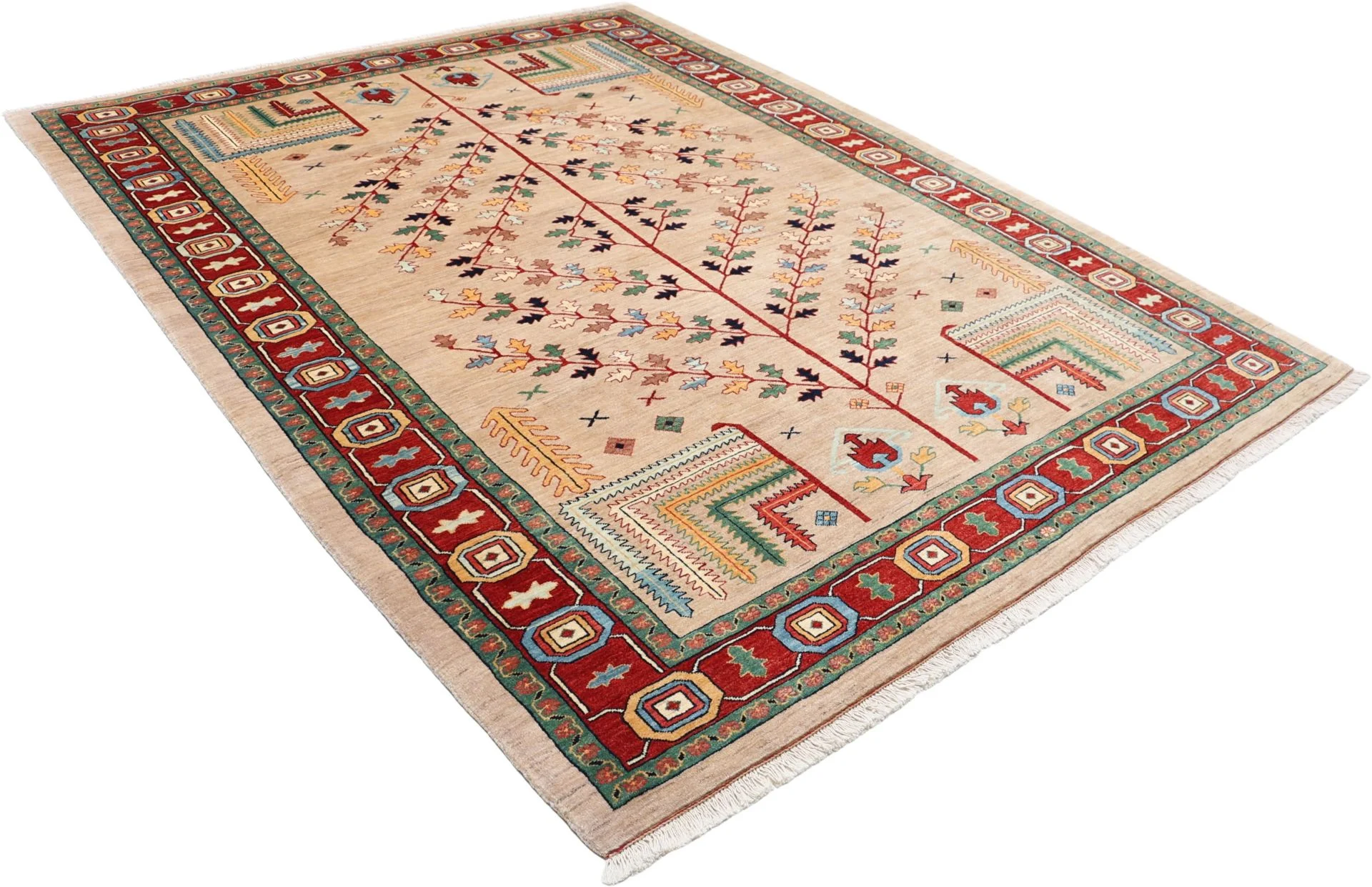 perserteppich-heriz-230-x-292-cm-schurwolle-handgeknupft-10 Hand-Knotted Wool Heriz Persian Rug, 230 × 292 cm