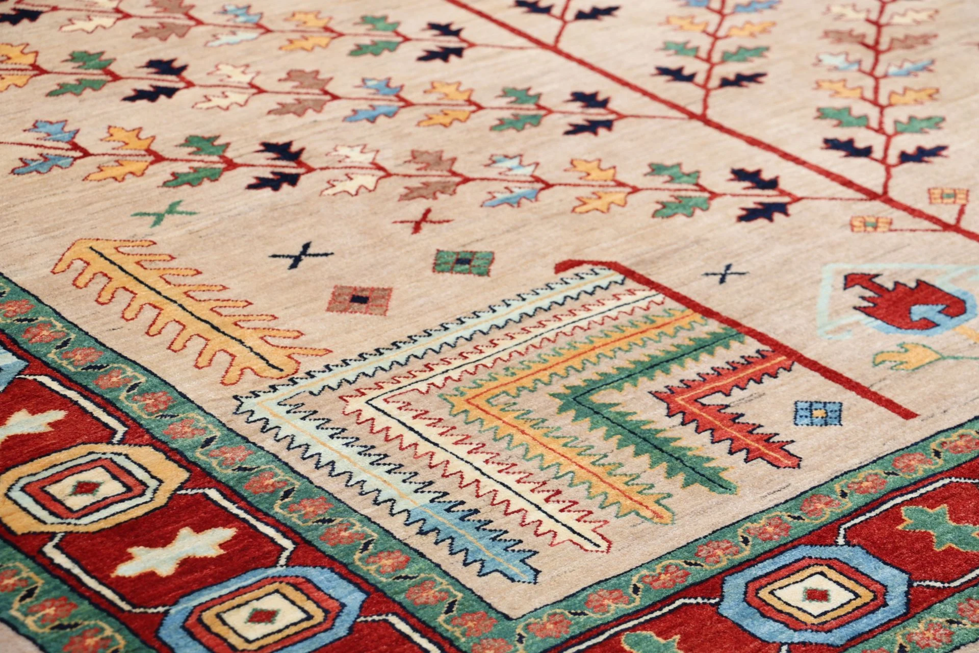 perserteppich-heriz-230-x-292-cm-schurwolle-handgeknupft-12 Hand-Knotted Wool Heriz Persian Rug, 230 × 292 cm