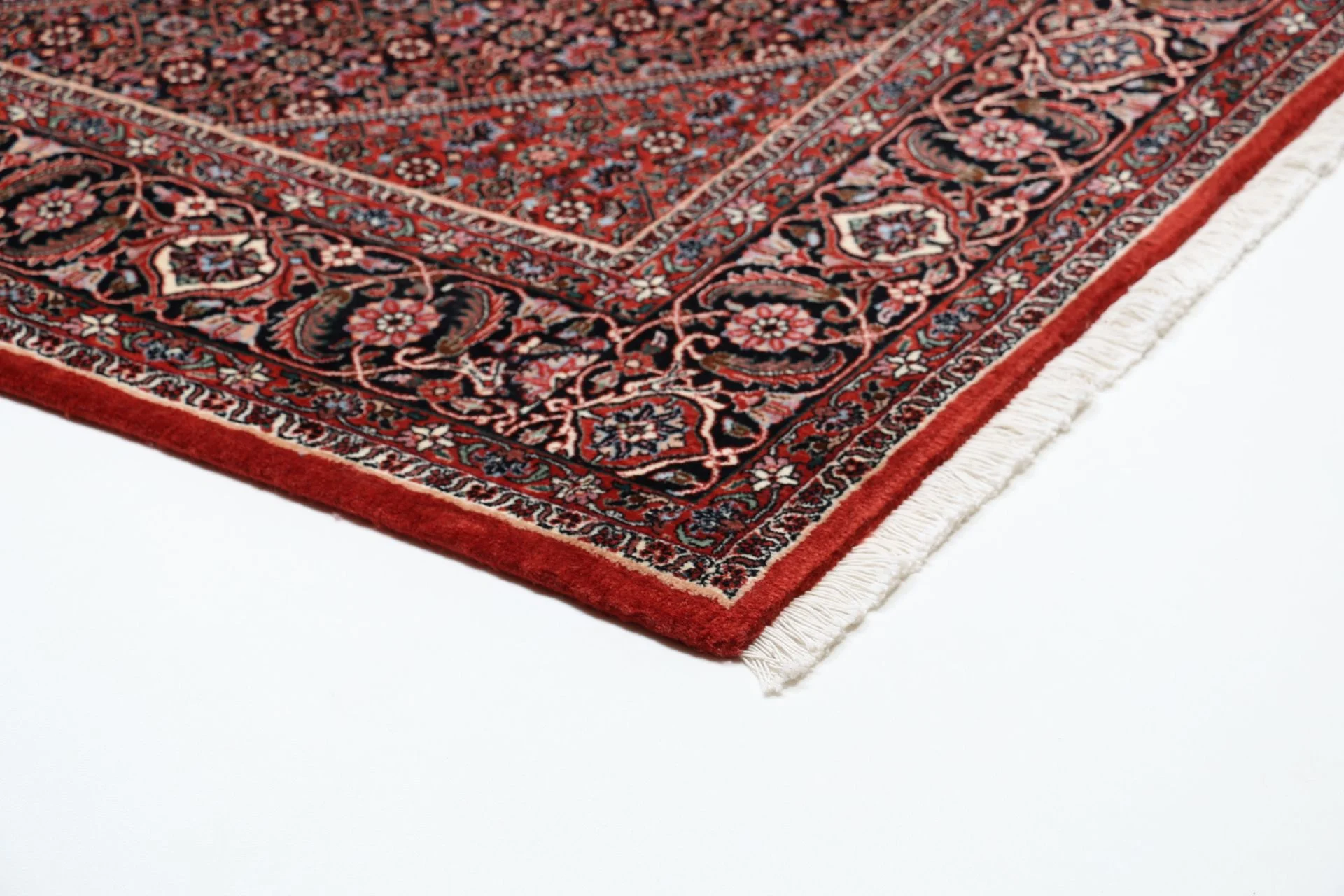 Bijar Persian Rug — hand-knotted, 173 × 230 cm, Wool & Silk