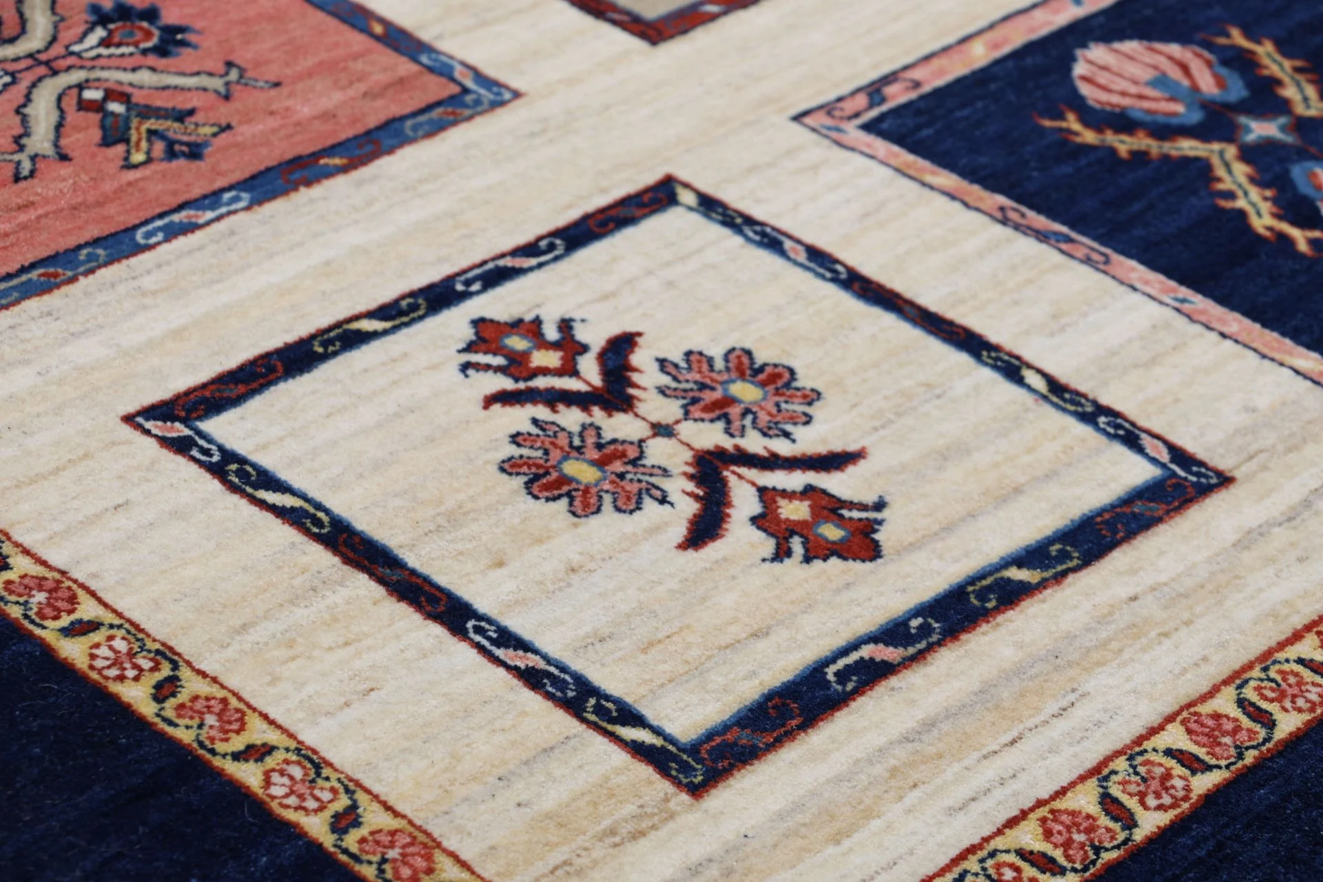 Hand-Knotted Wool Loribaft Persian Rug, 215 × 302 cm