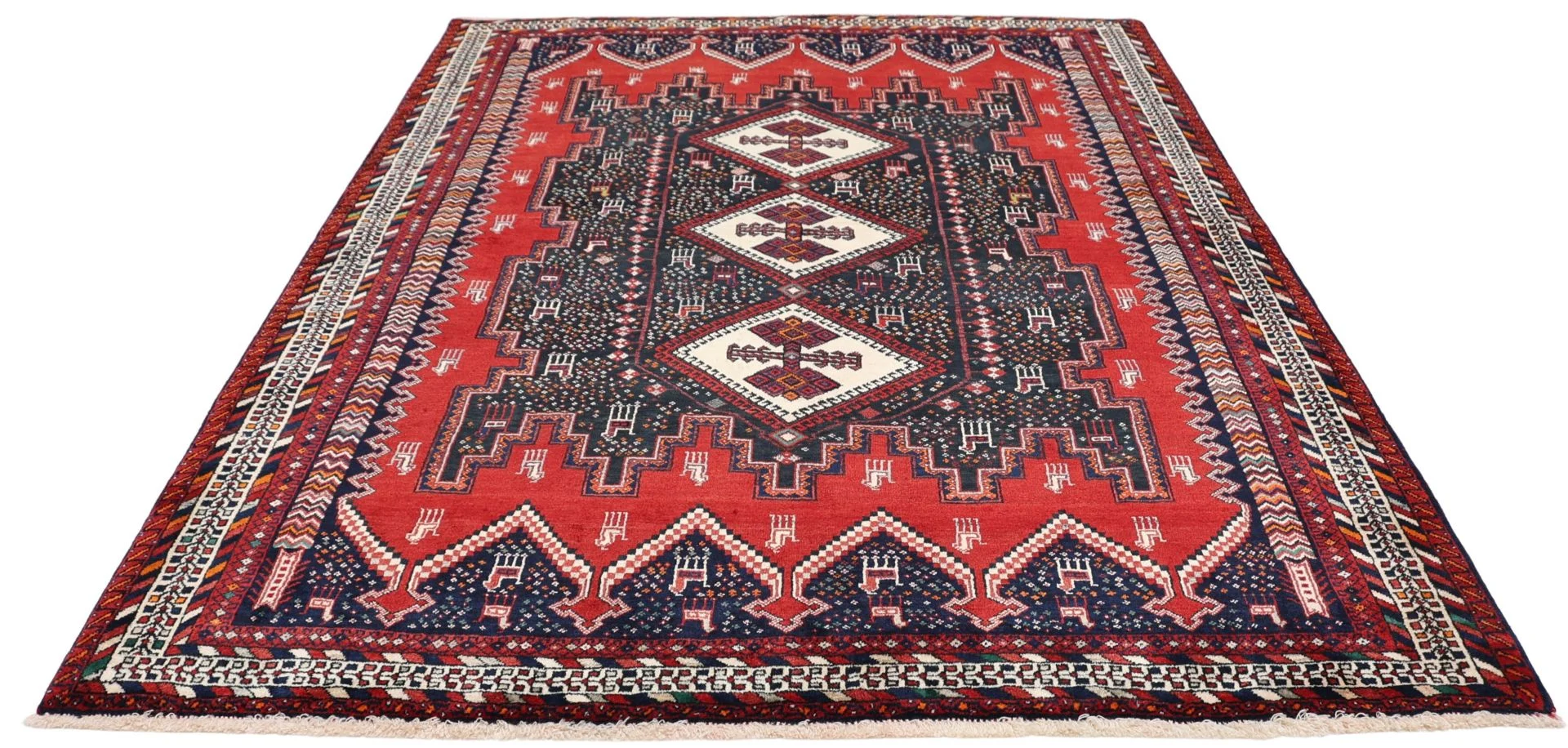 Persian Rug — hand-knotted, 180 × 240 cm, Wool
