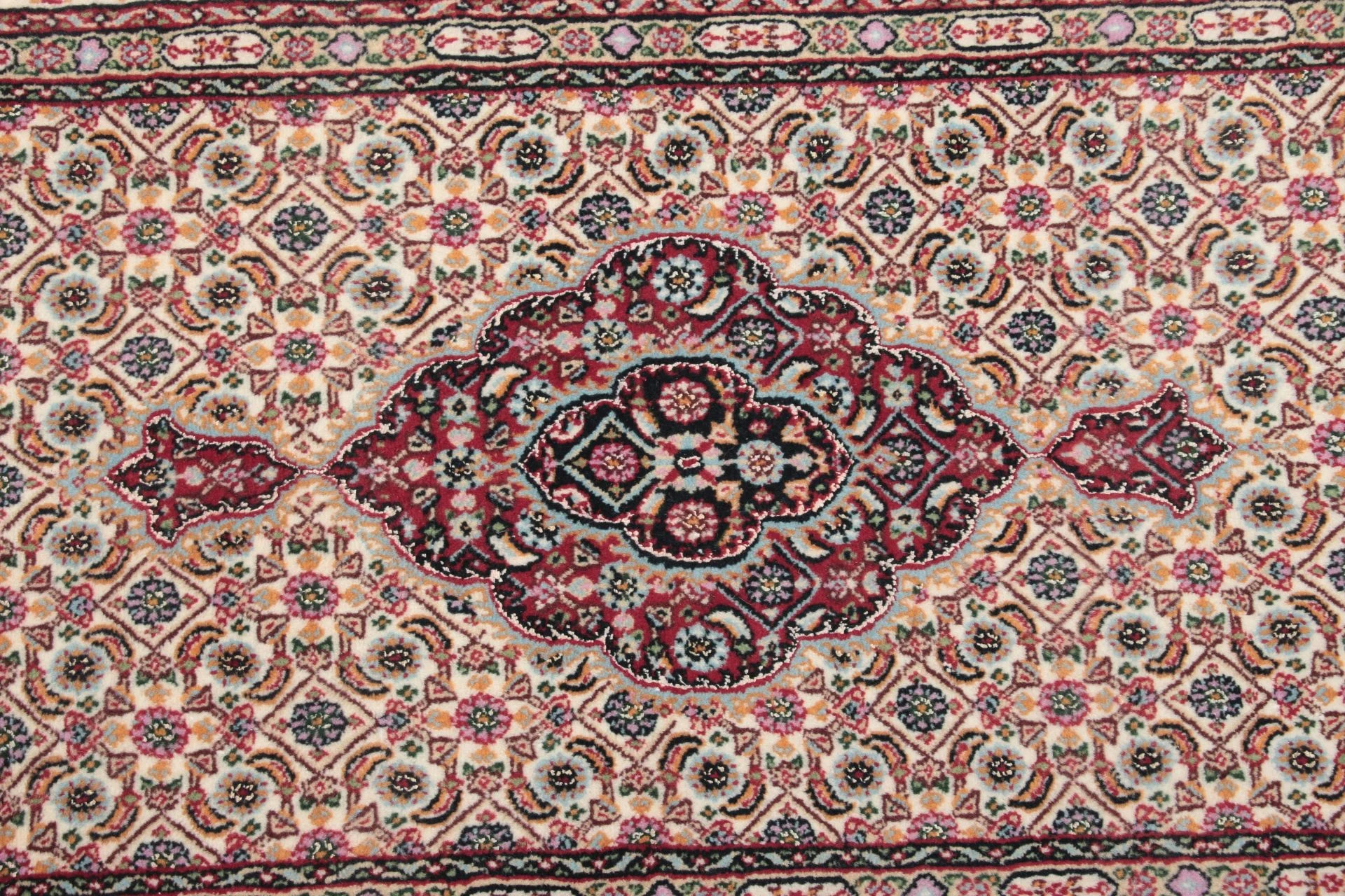 Moud Persian Rug 82 × 295 cm, Wool, hand-knotted