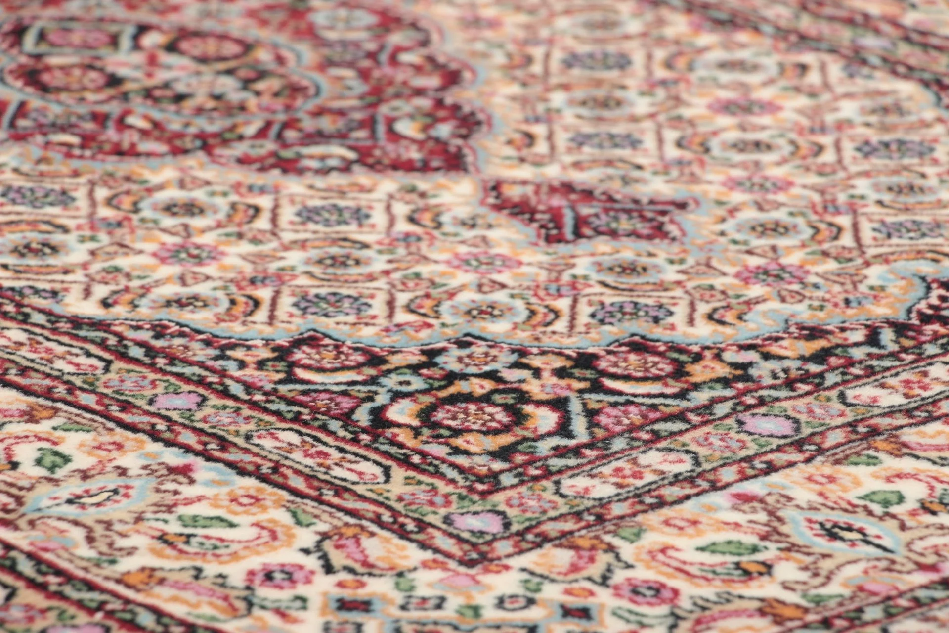 Moud Persian Rug 82 × 295 cm, Wool, hand-knotted