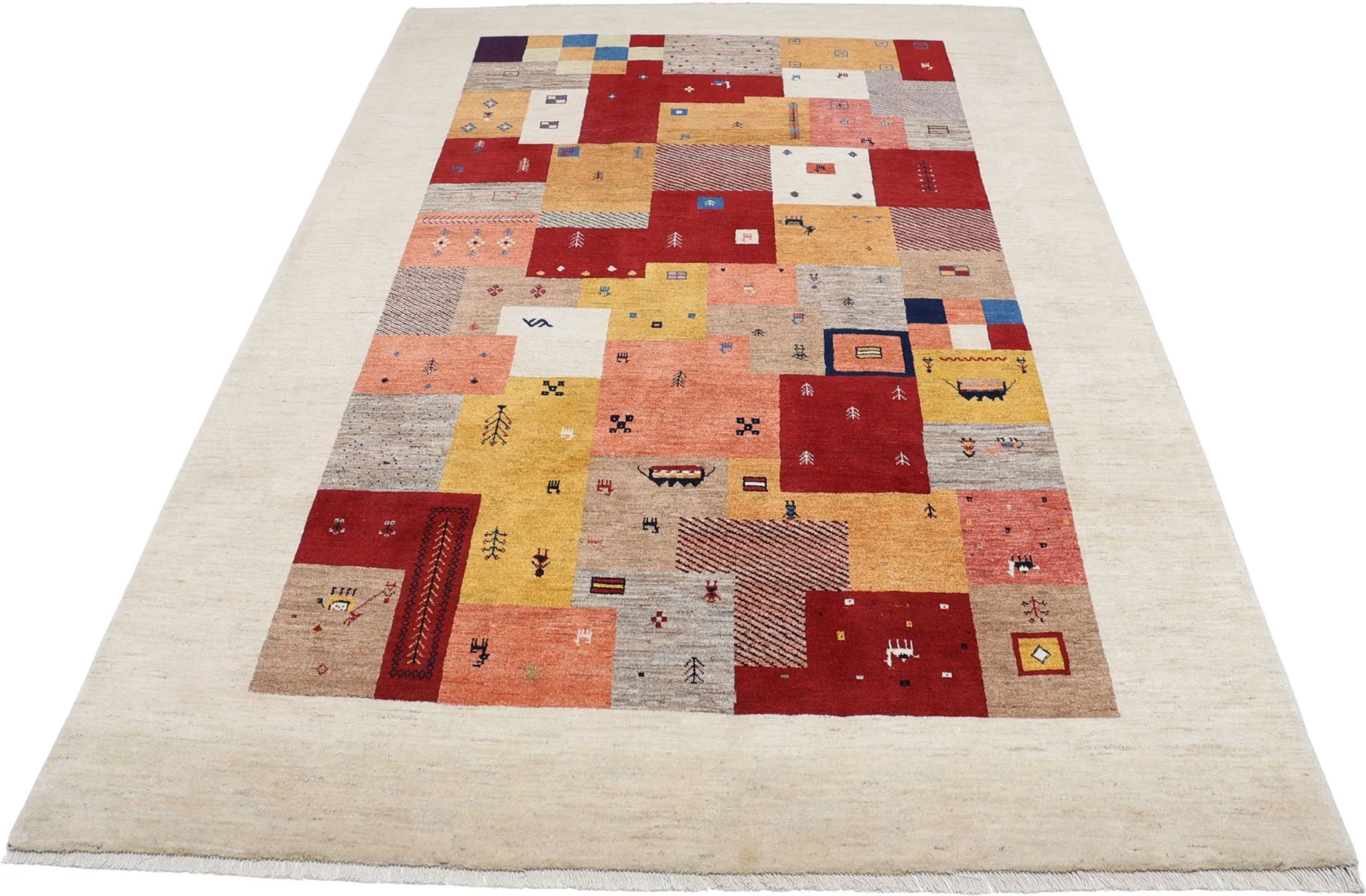 Loribaft Persian Rug — hand-knotted, 200 × 306 cm, Wool