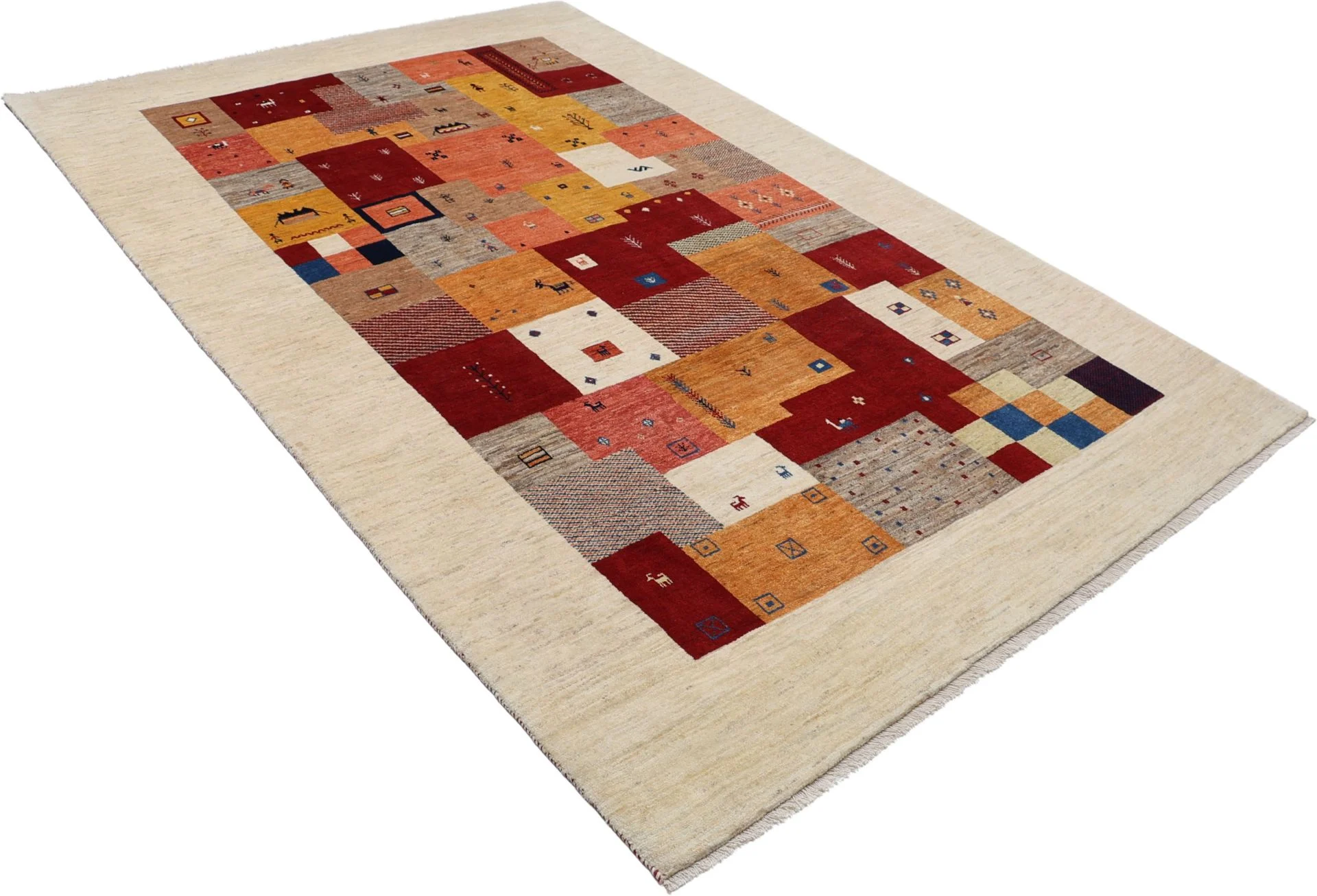 Loribaft Persian Rug — hand-knotted, 200 × 306 cm, Wool