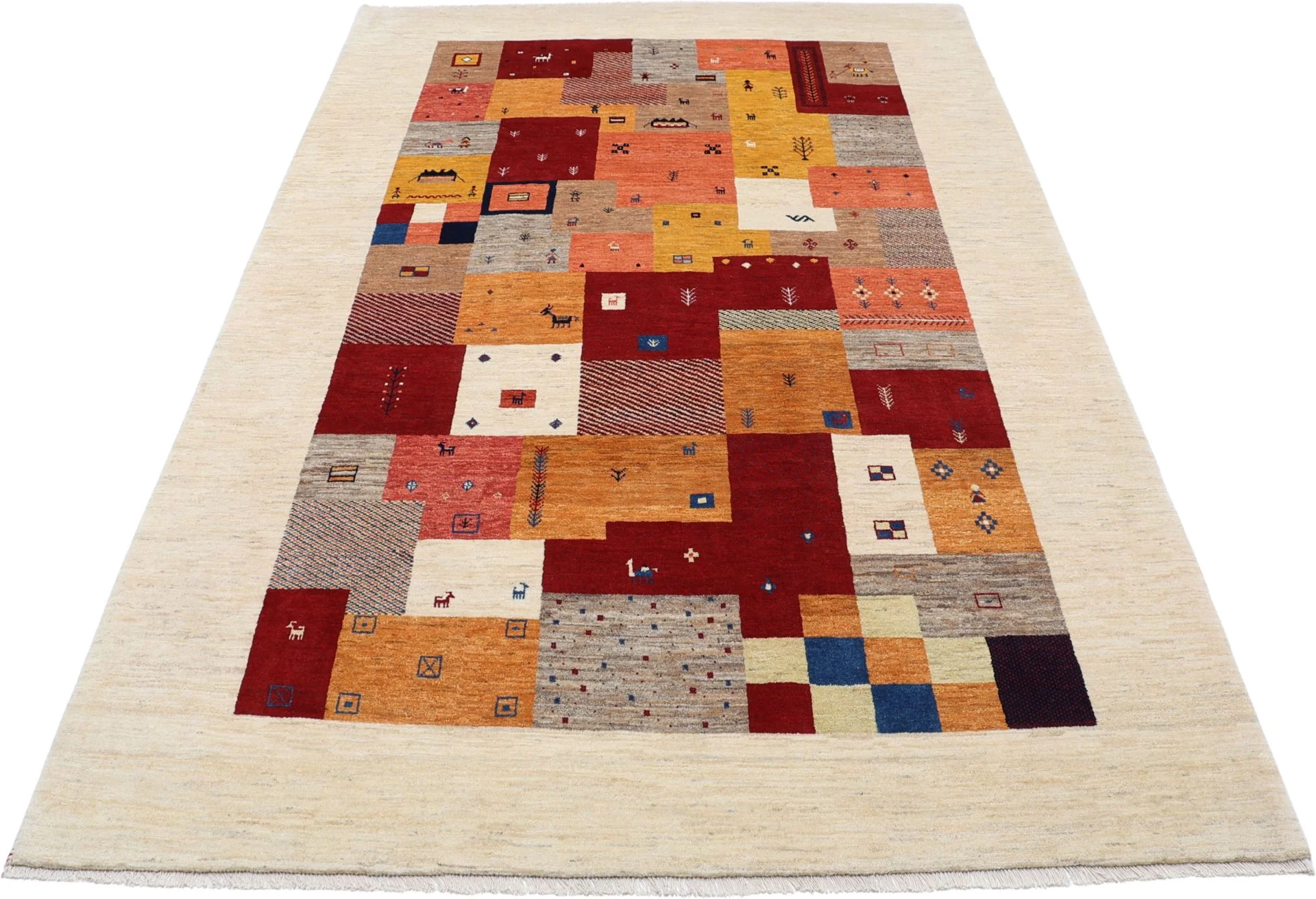 Loribaft Persian Rug — hand-knotted, 200 × 306 cm, Wool