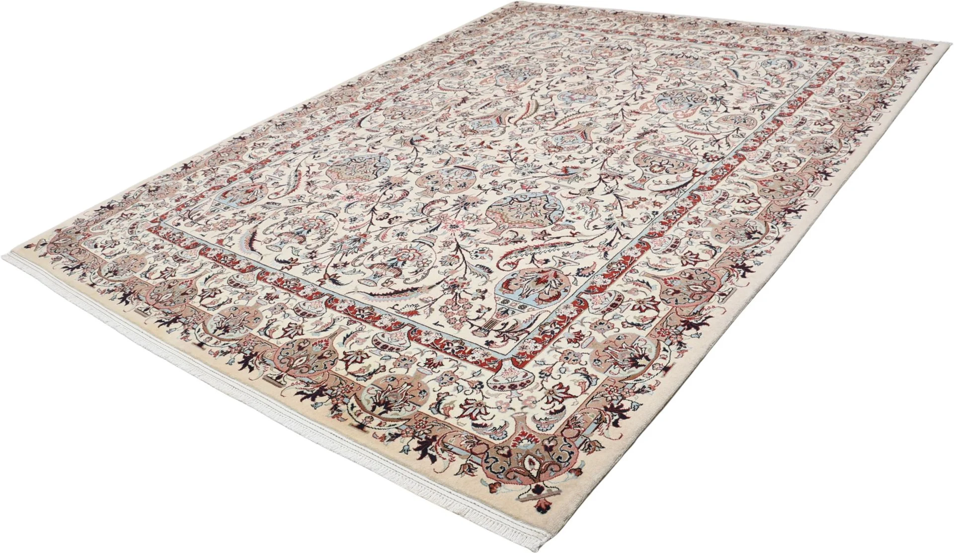 Hand-Knotted Wool Kashmar Persian Rug, 220 × 290 cm
