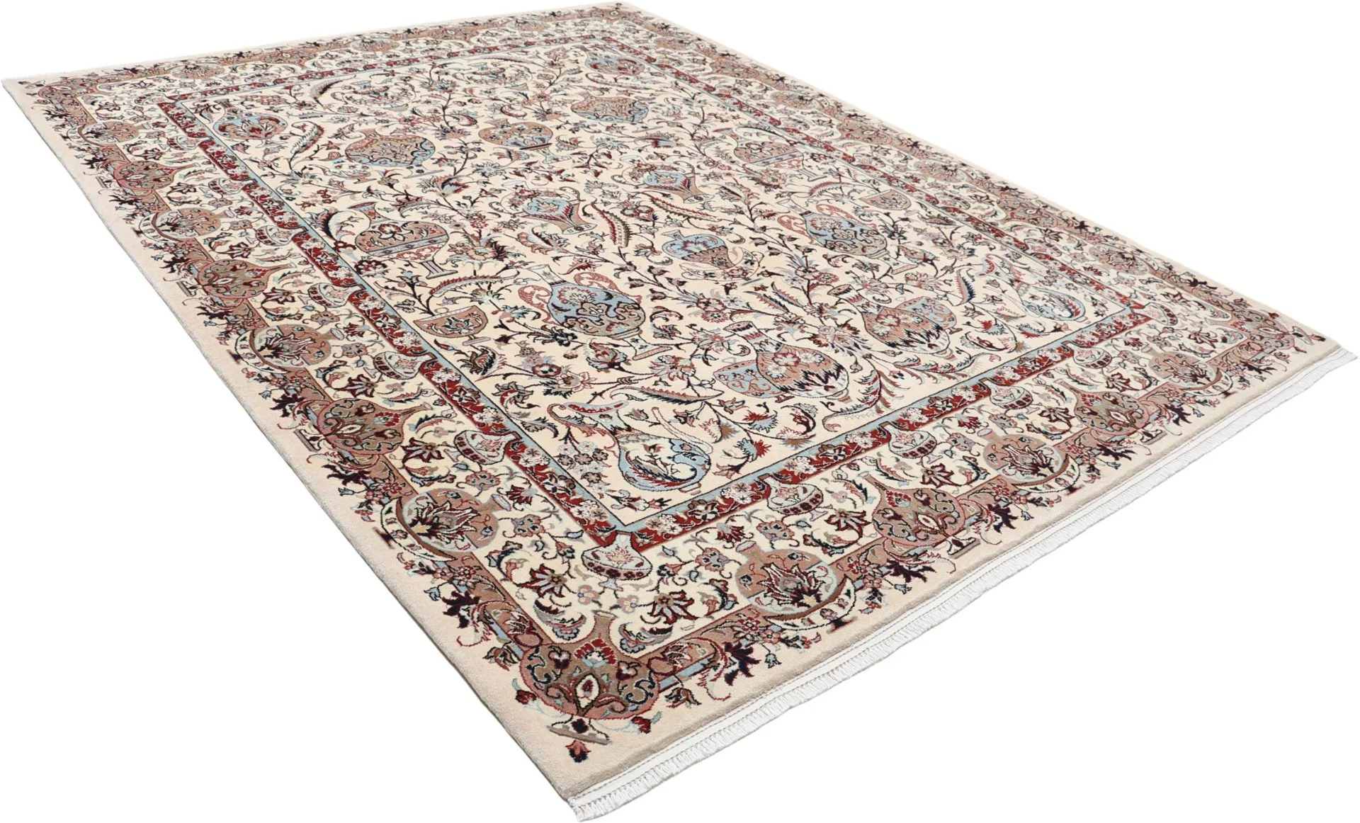 Hand-Knotted Wool Kashmar Persian Rug, 220 × 290 cm