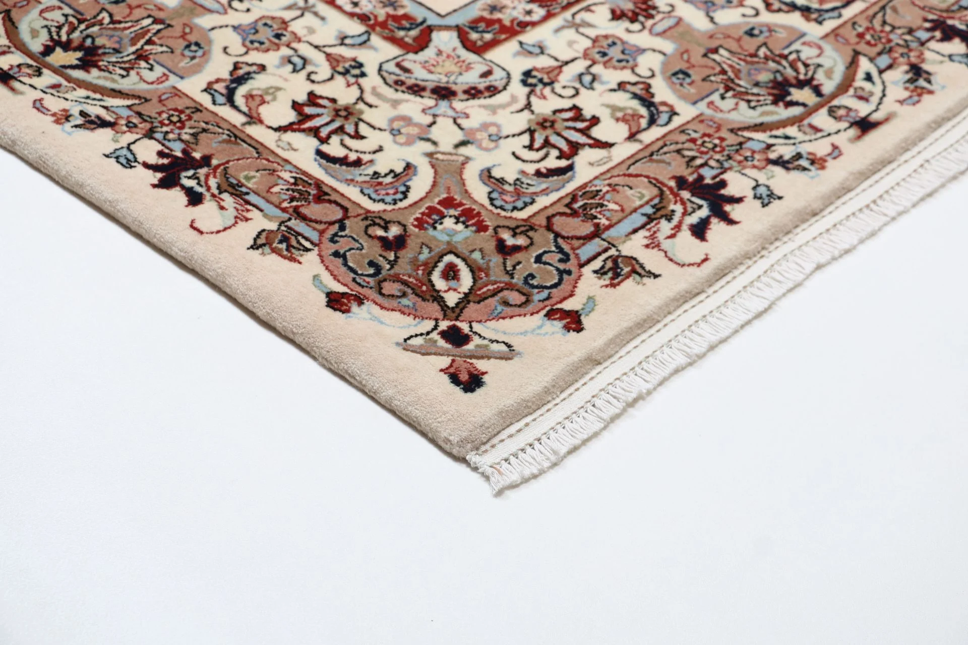 Hand-Knotted Wool Kashmar Persian Rug, 220 × 290 cm