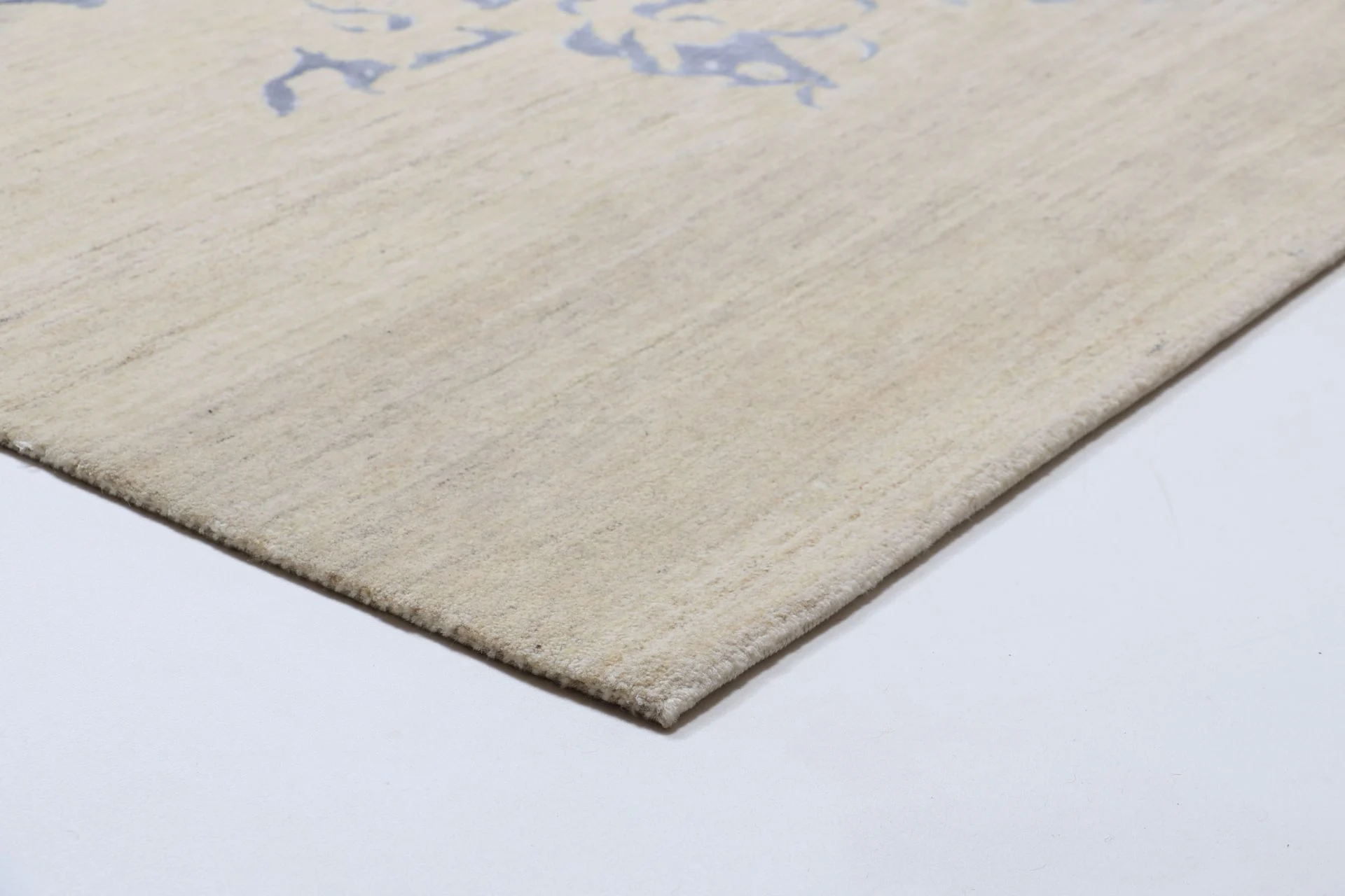 Hand-Knotted Wool Loribaft Indian Rug, 241 × 337 cm
