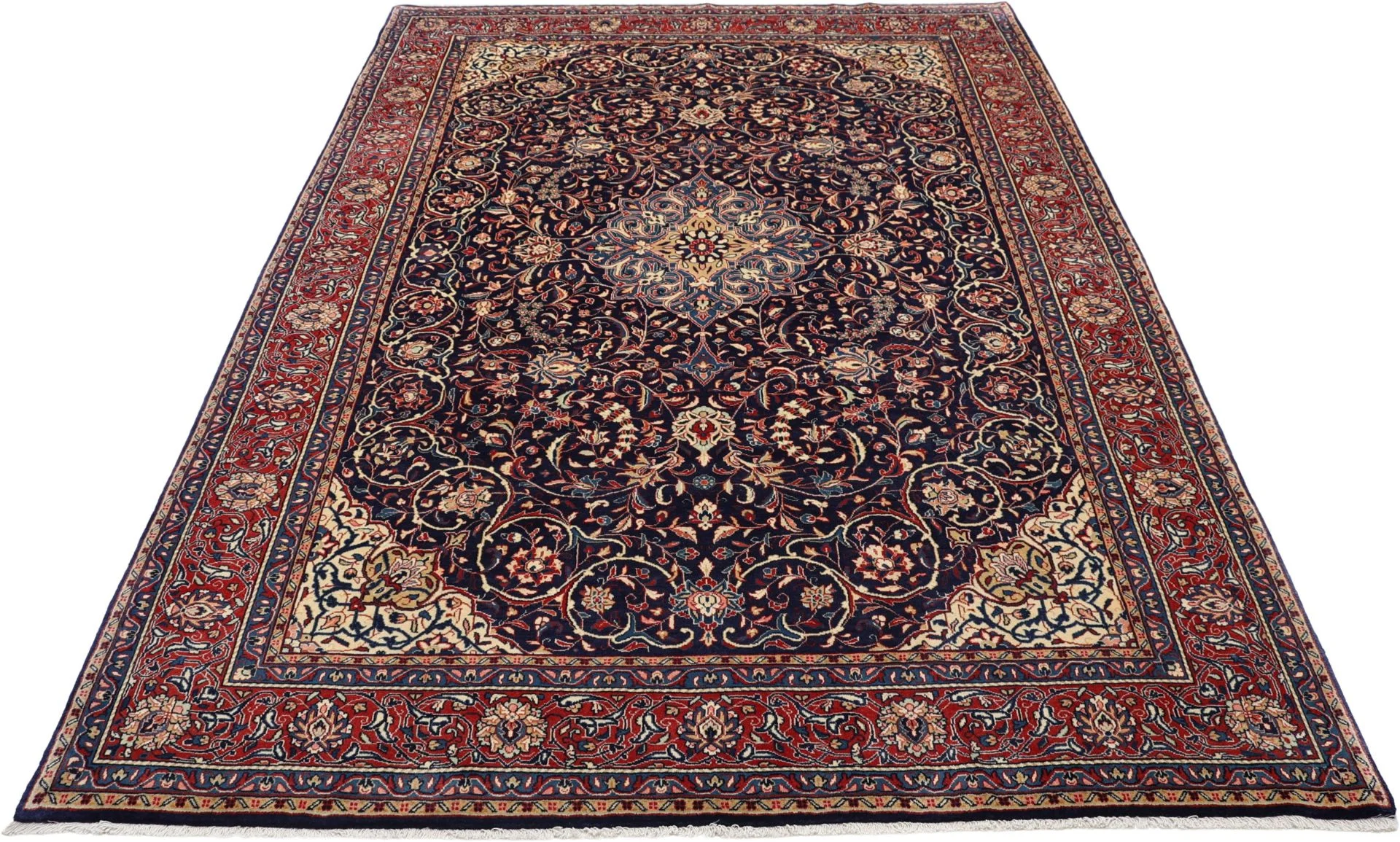 perserteppich-sarough-220-x-317-cm-schurwolle-handgeknupft-neu-16 Sarouk Persian Rug — hand-knotted, 220 × 317 cm, Wool