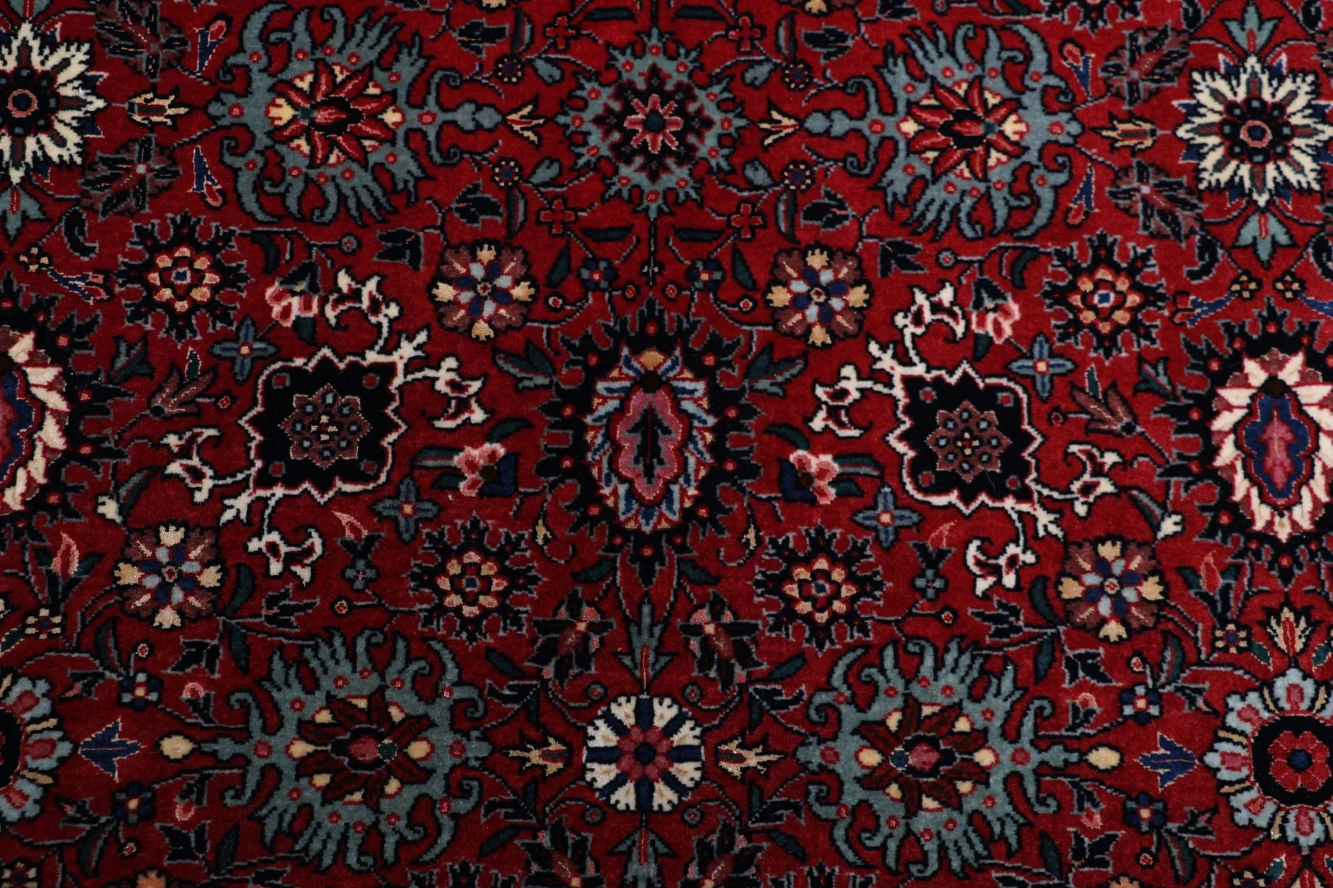Hand-Knotted Wool Bijar Persian Rug, 206 × 210 cm