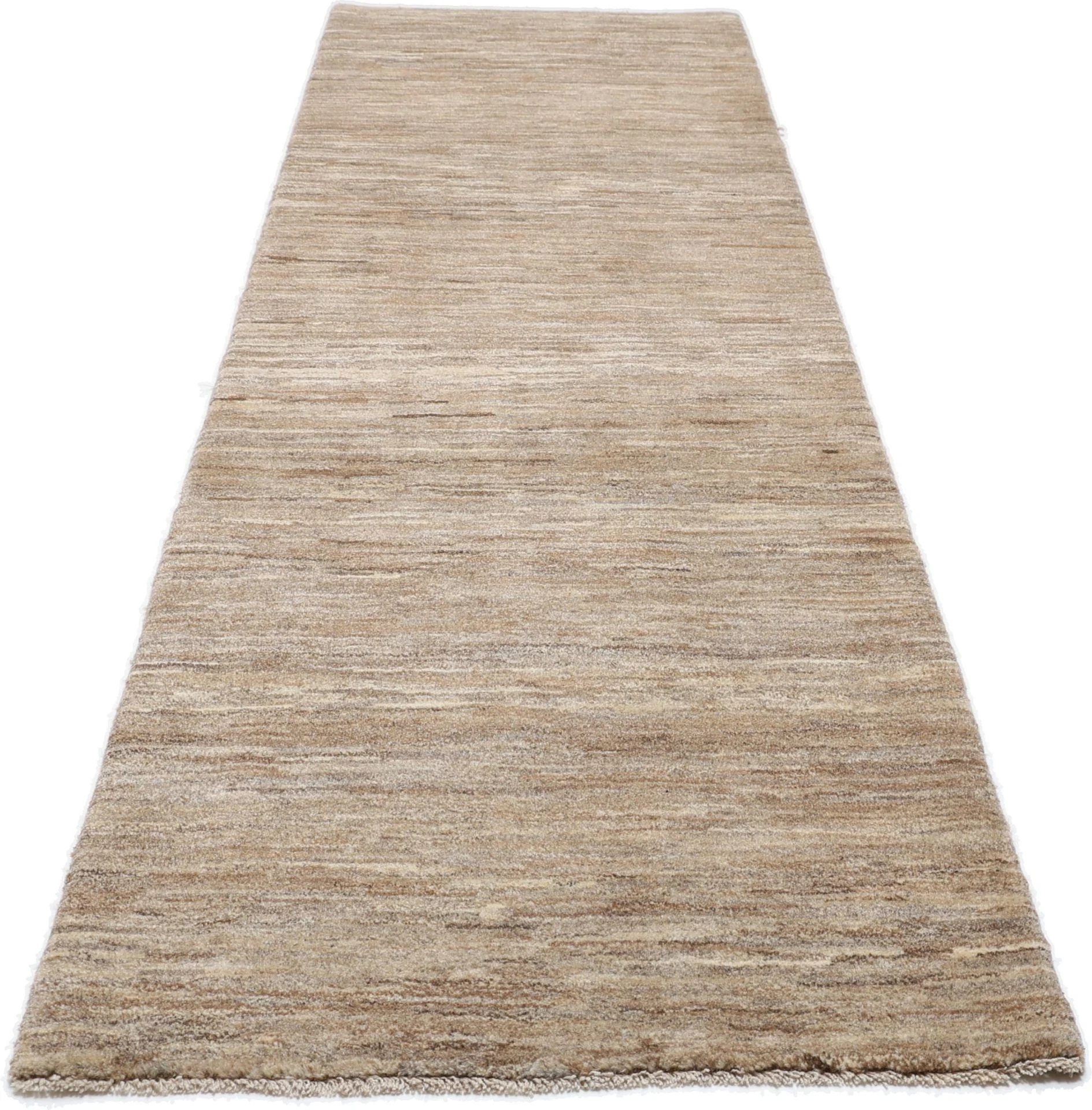 Hand-Knotted Wool Gabbeh Persian Rug, 85 × 240 cm