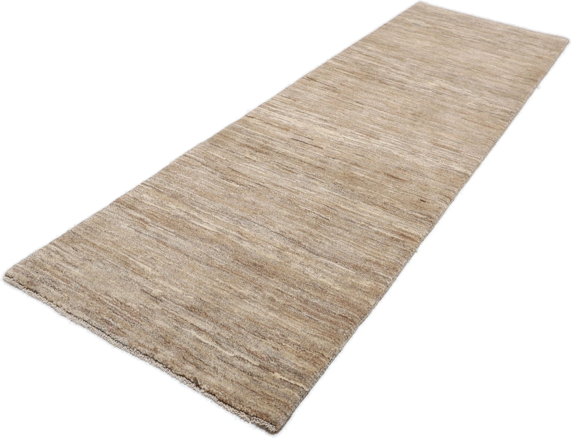 Hand-Knotted Wool Gabbeh Persian Rug, 85 × 240 cm