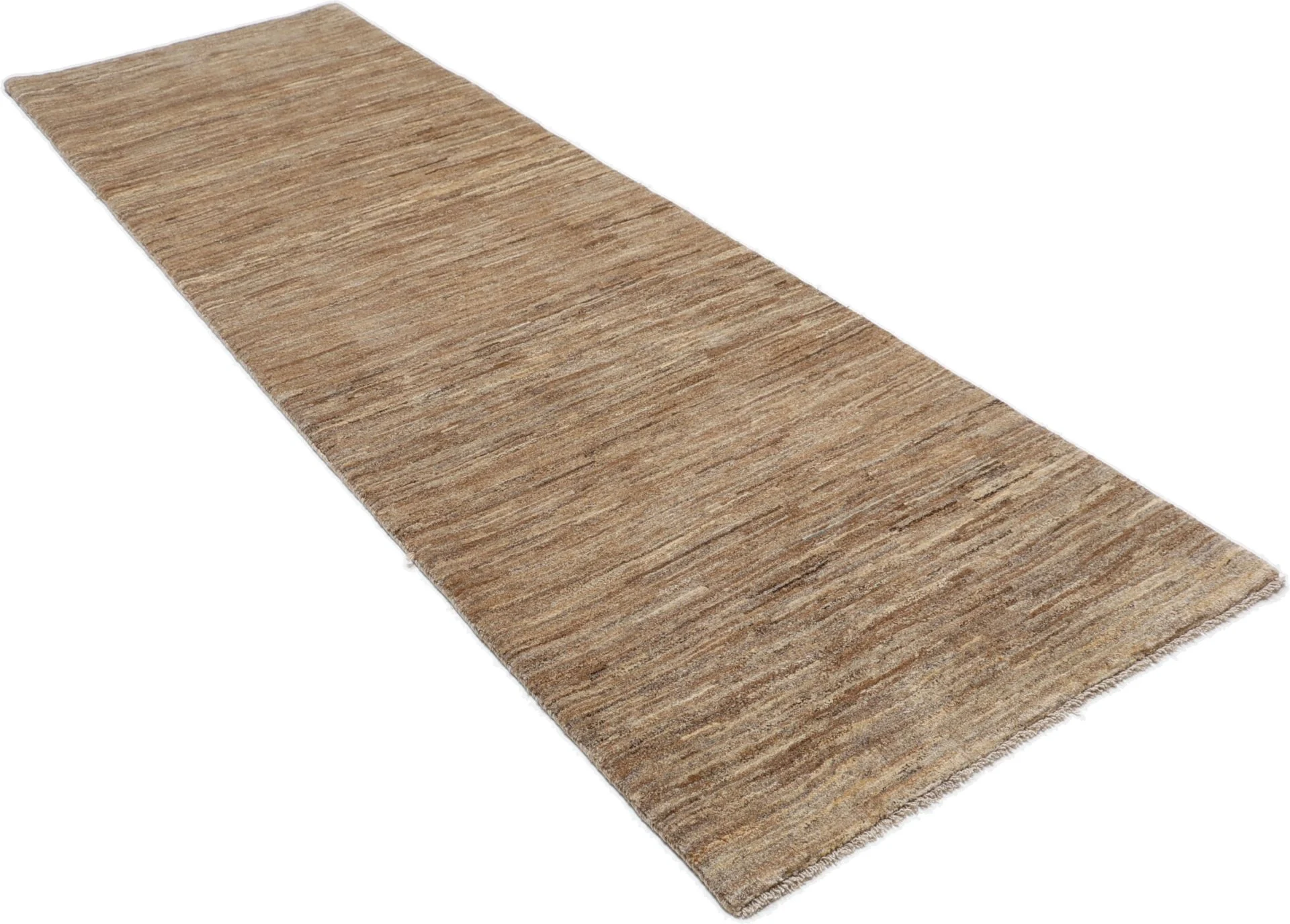 Hand-Knotted Wool Gabbeh Persian Rug, 85 × 240 cm