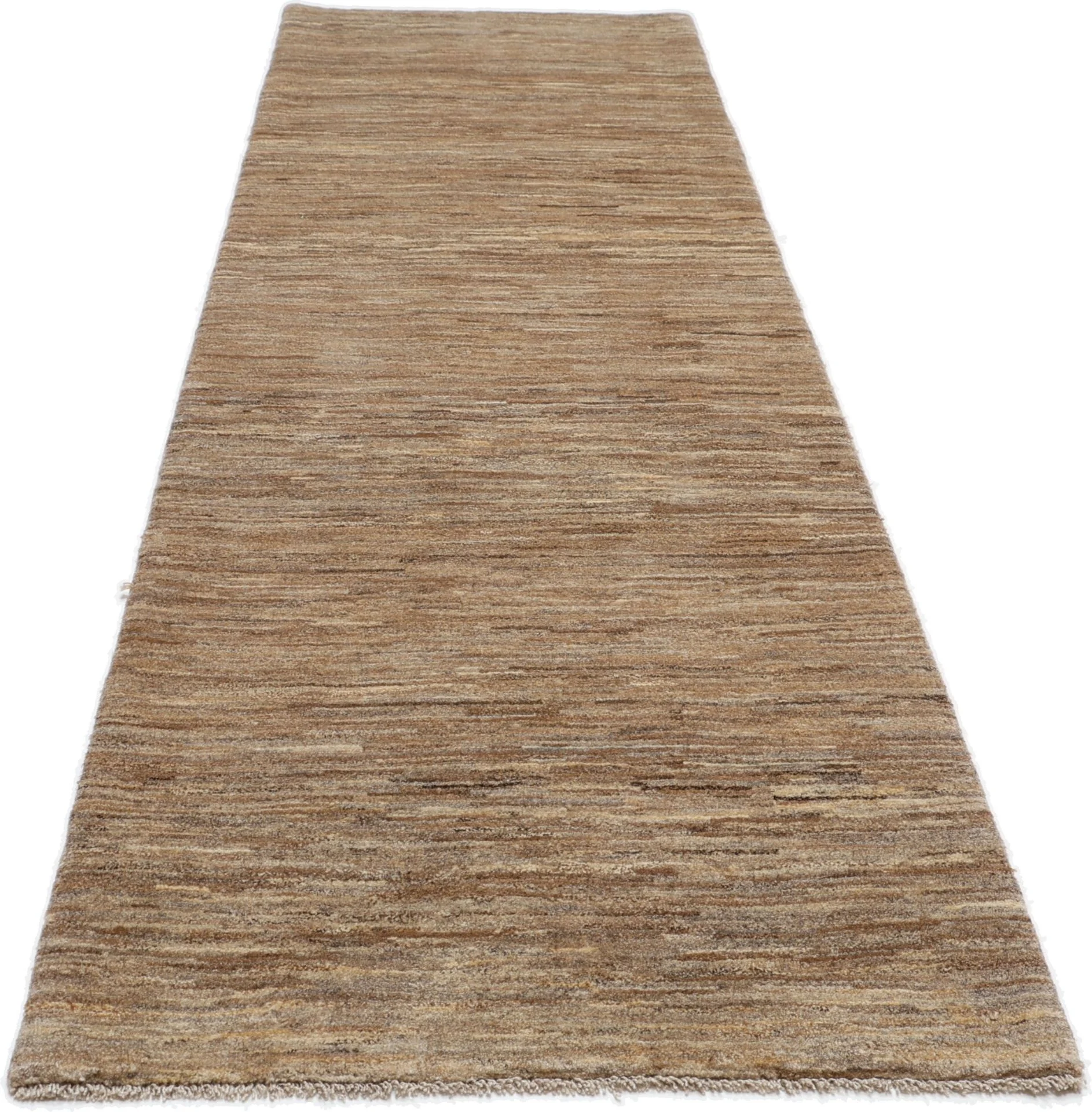 Hand-Knotted Wool Gabbeh Persian Rug, 85 × 240 cm