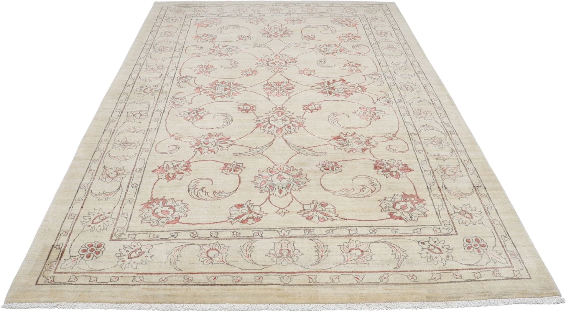 Hand-Knotted Wool Loribaft Persian Rug, 205 × 300 cm