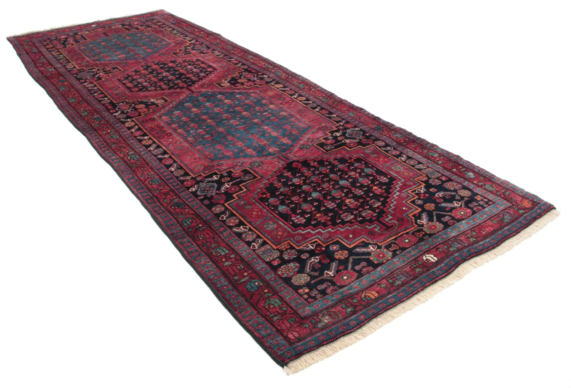 Bijar Persian Rug — hand-knotted, 125 × 320 cm, Wool