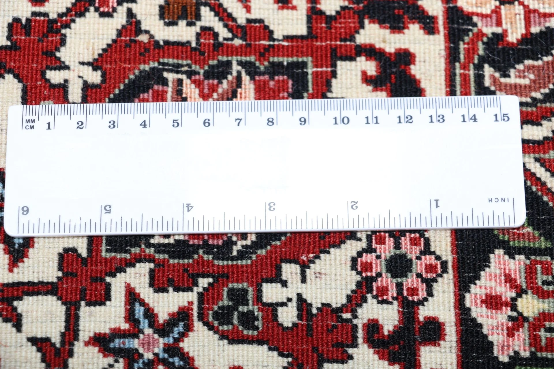 Hand-Knotted Wool Bijar Persian Rug, 200 × 210 cm