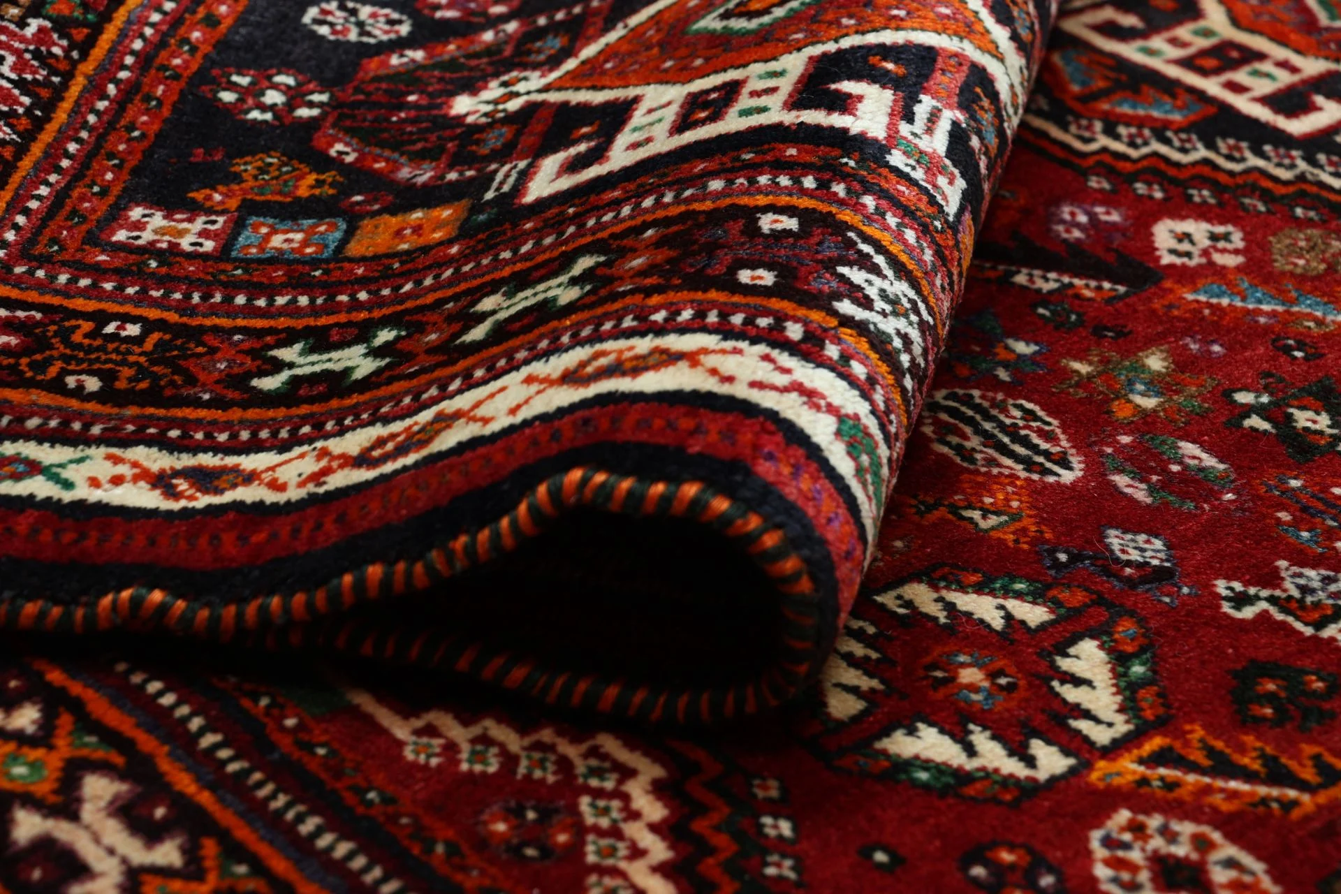 perserteppich-gashghai-175-x-270-cm-schurwolle-handgeknupft-19 Qashqai Persian Rug 175 × 270 cm, Wool, hand-knotted