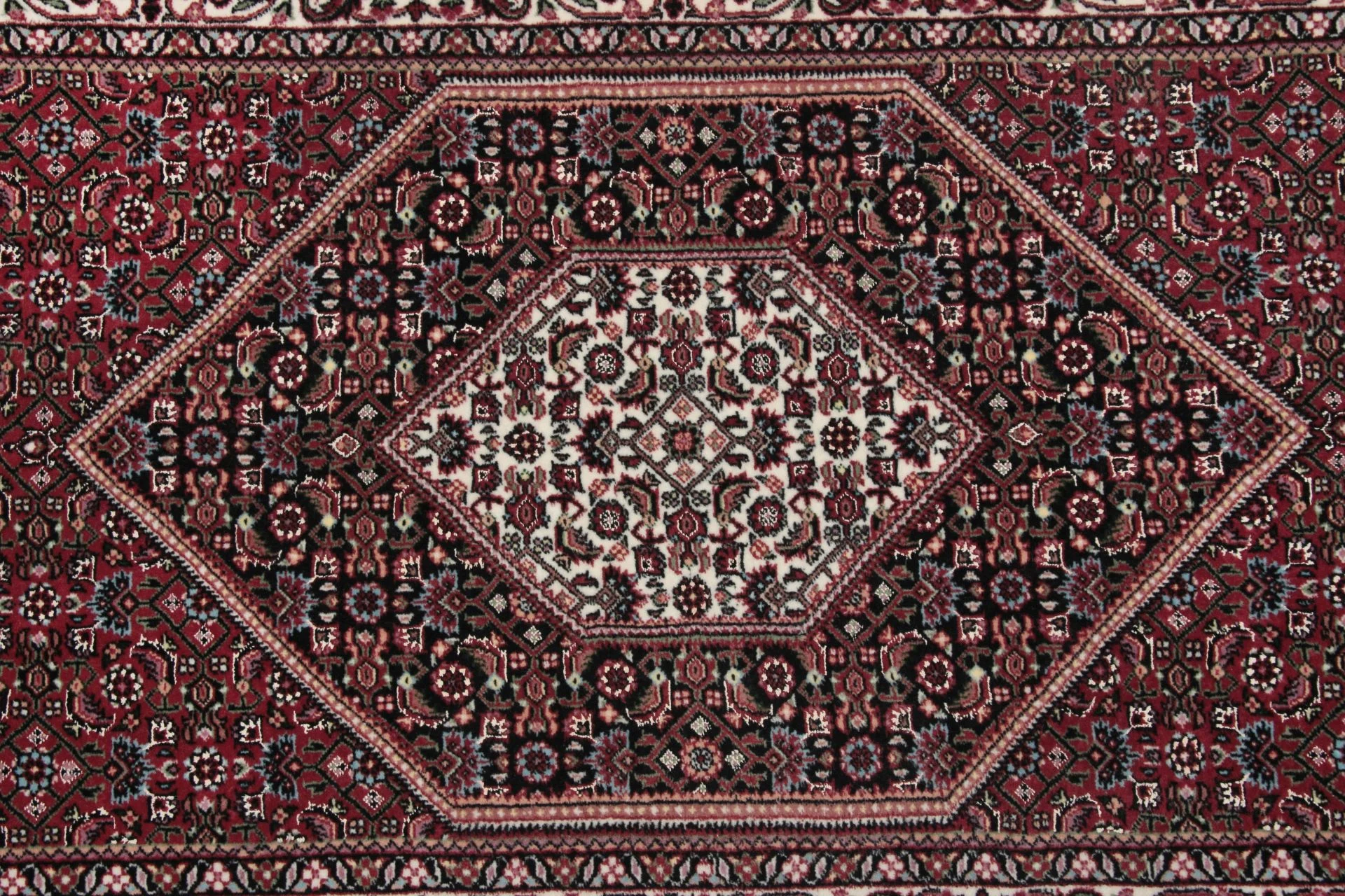 Bijar Persian Rug — hand-knotted, 83 × 291 cm, Wool & Silk