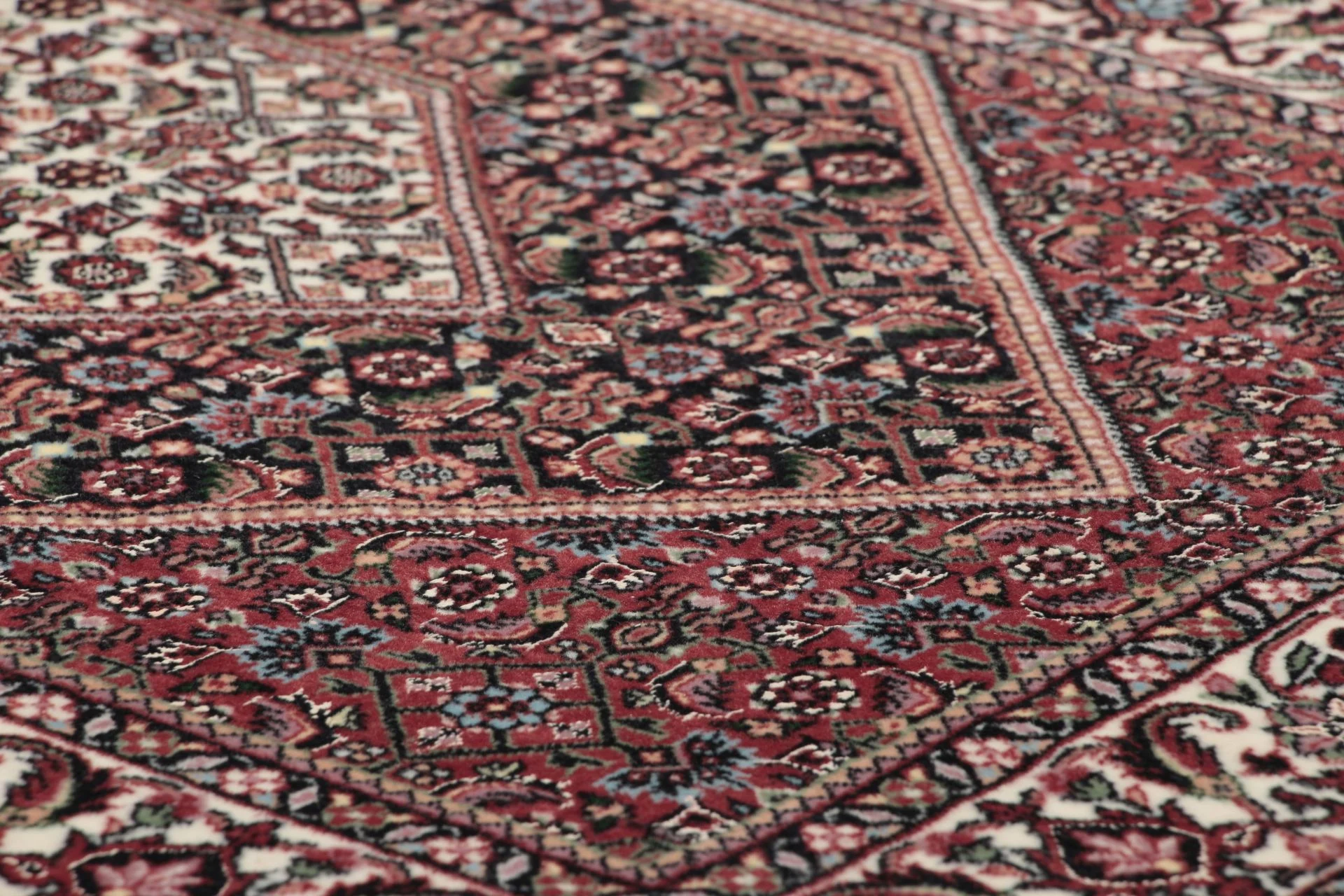 Bijar Persian Rug — hand-knotted, 83 × 291 cm, Wool & Silk
