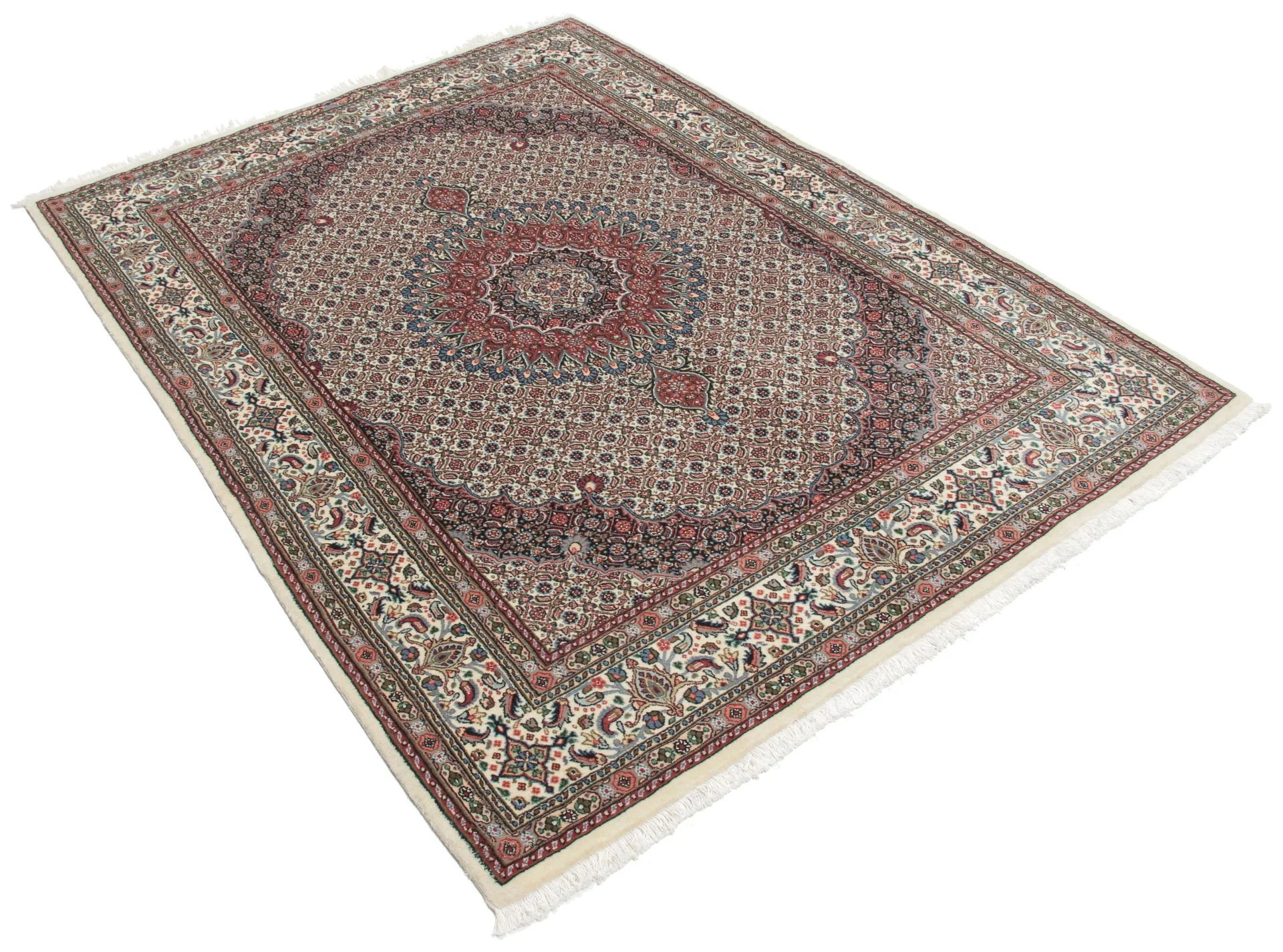 Moud Persian Rug 150 × 207 cm, Wool, hand-knotted
