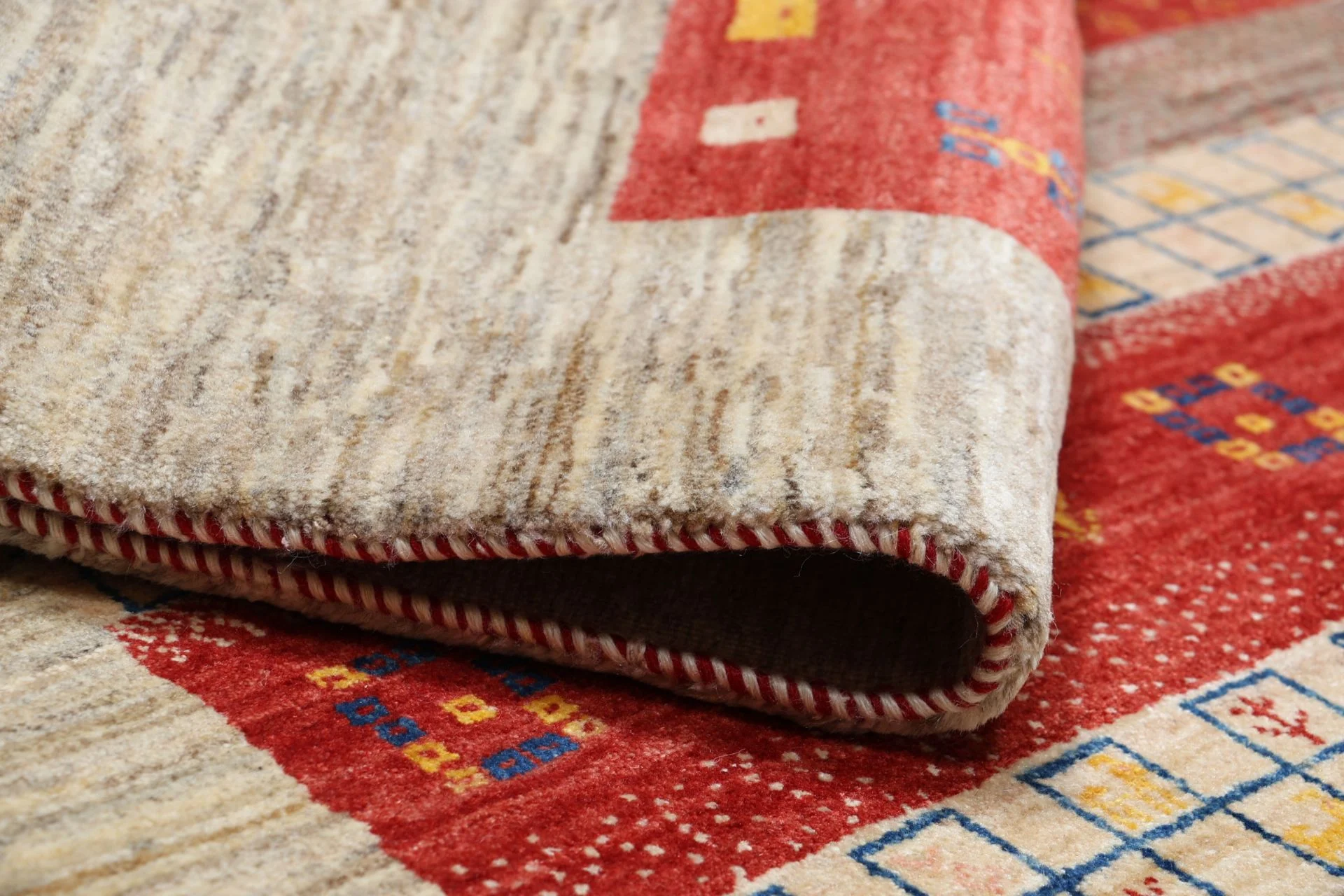 Hand-Knotted Wool Loribaft Persian Rug, 195 × 290 cm