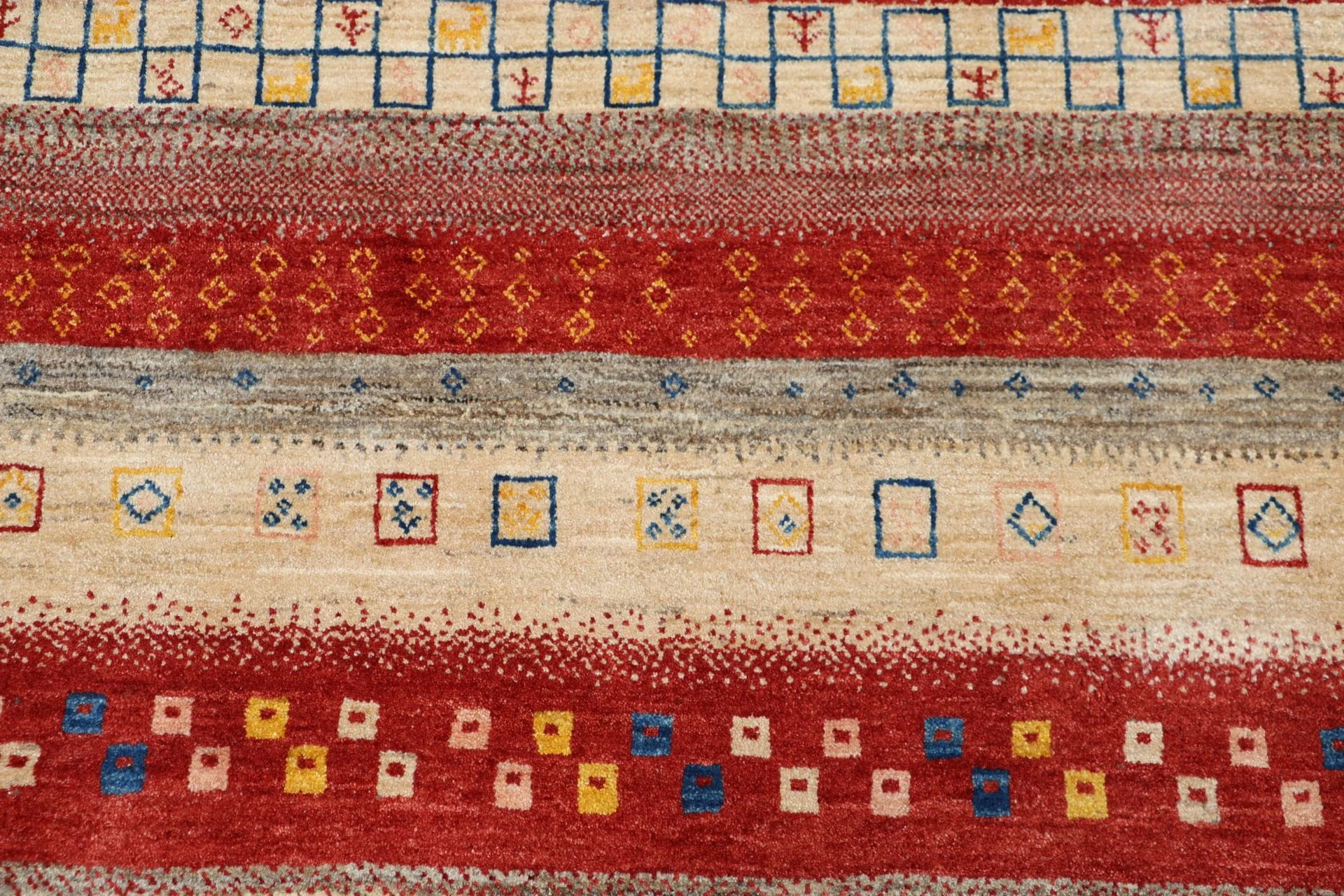 Hand-Knotted Wool Loribaft Persian Rug, 195 × 290 cm