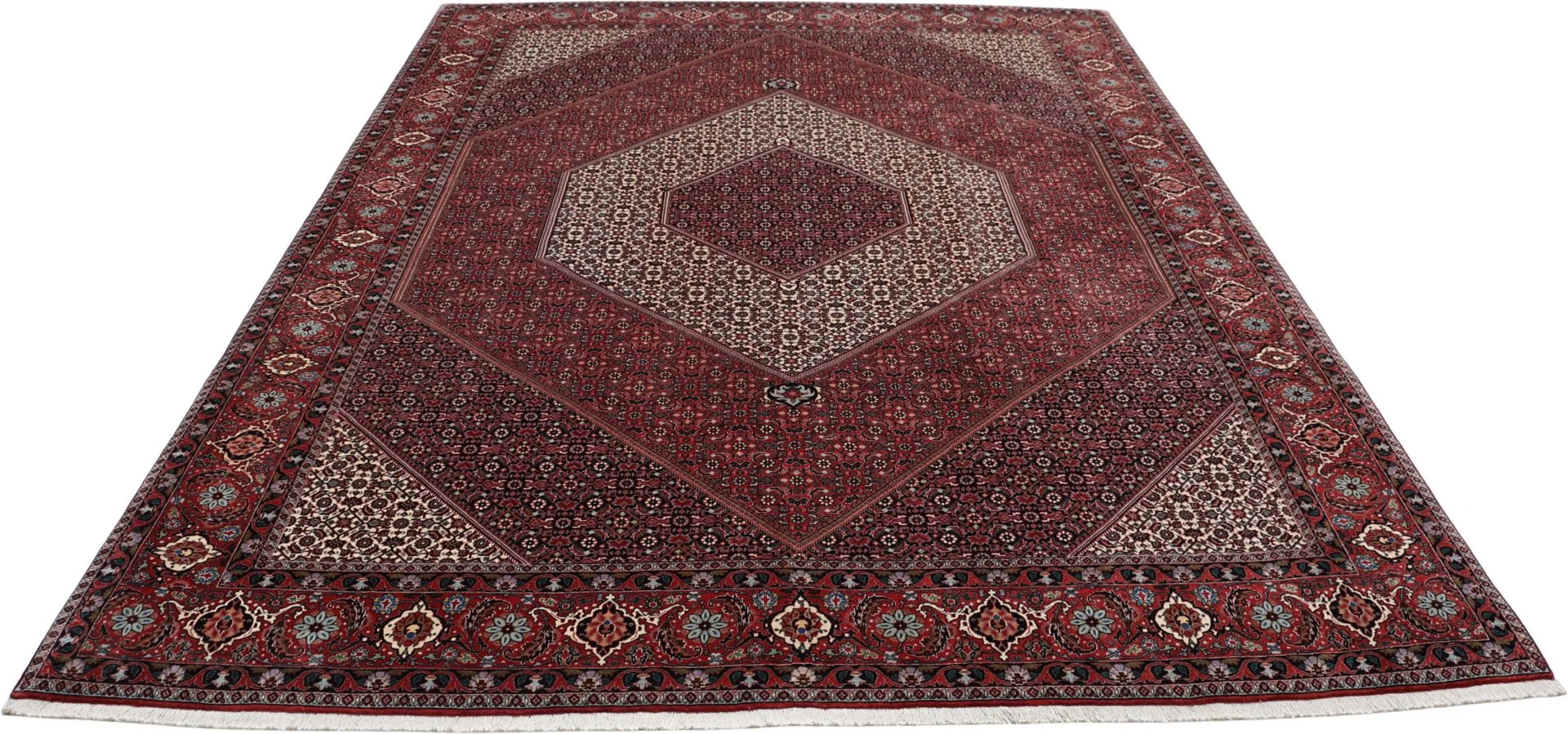 Bijar Persian Rug — hand-knotted, 254 × 348 cm, Wool
