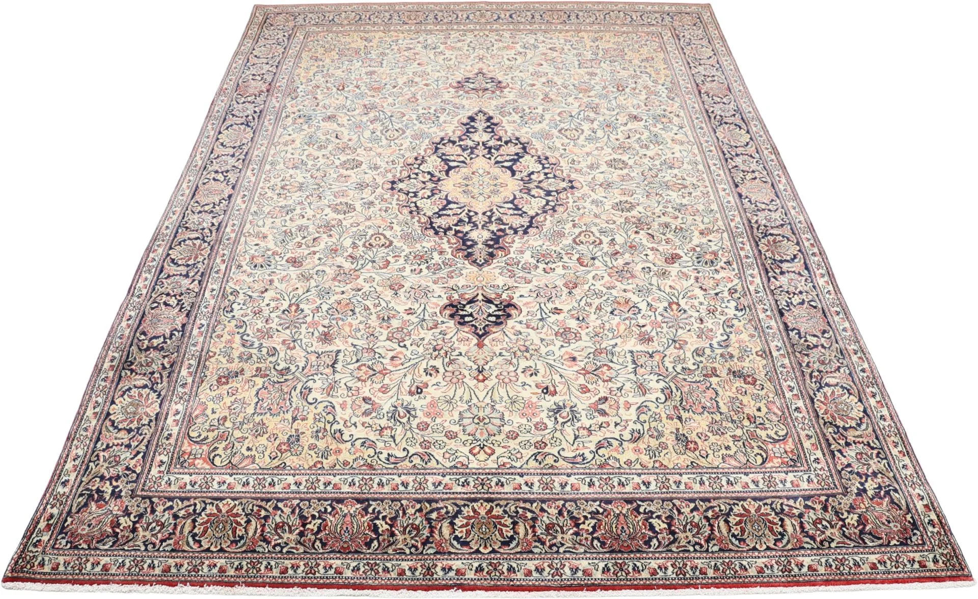 Qom Persian Rug 195 × 305 cm, Wool, hand-knotted