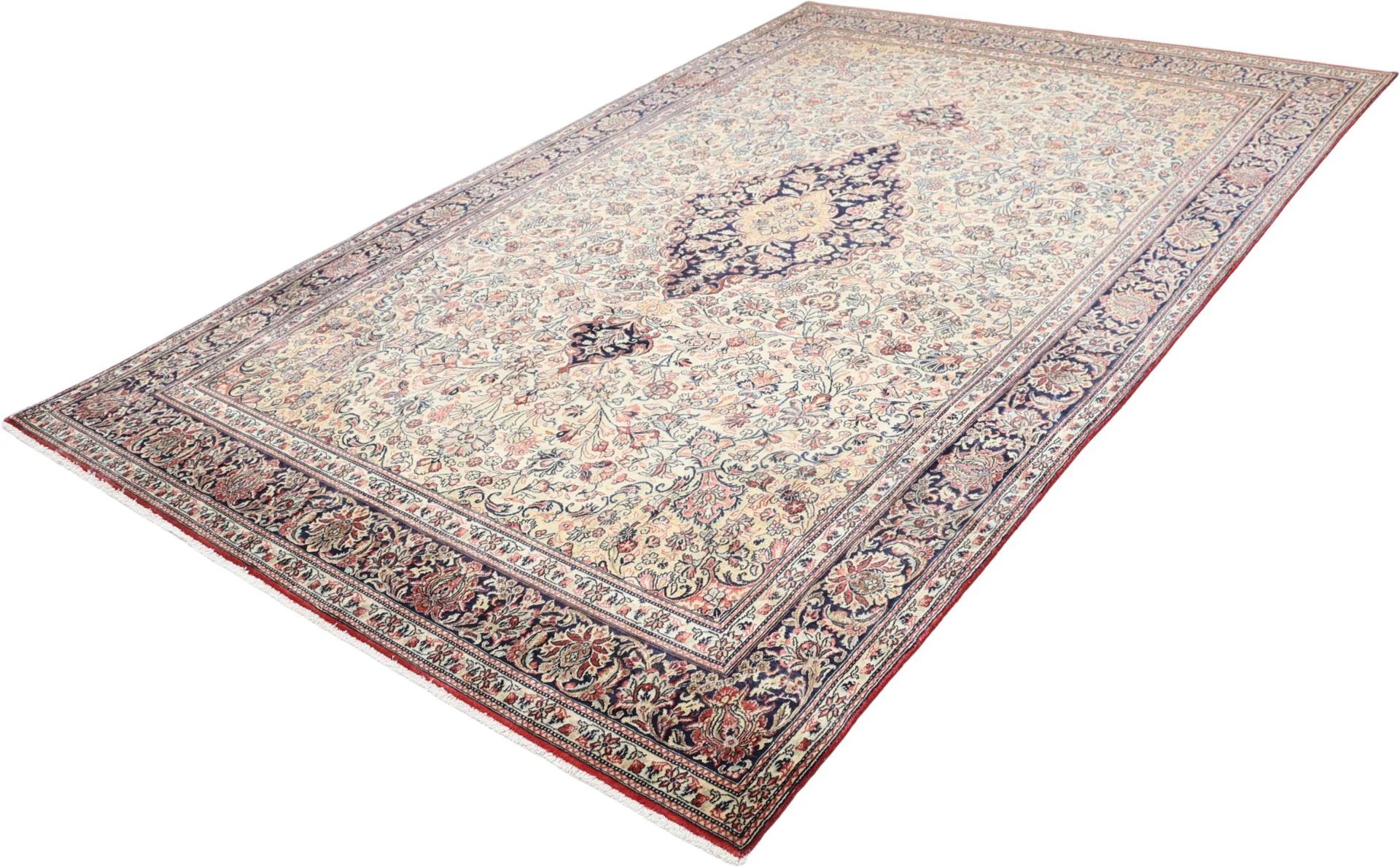 Qom Persian Rug 195 × 305 cm, Wool, hand-knotted