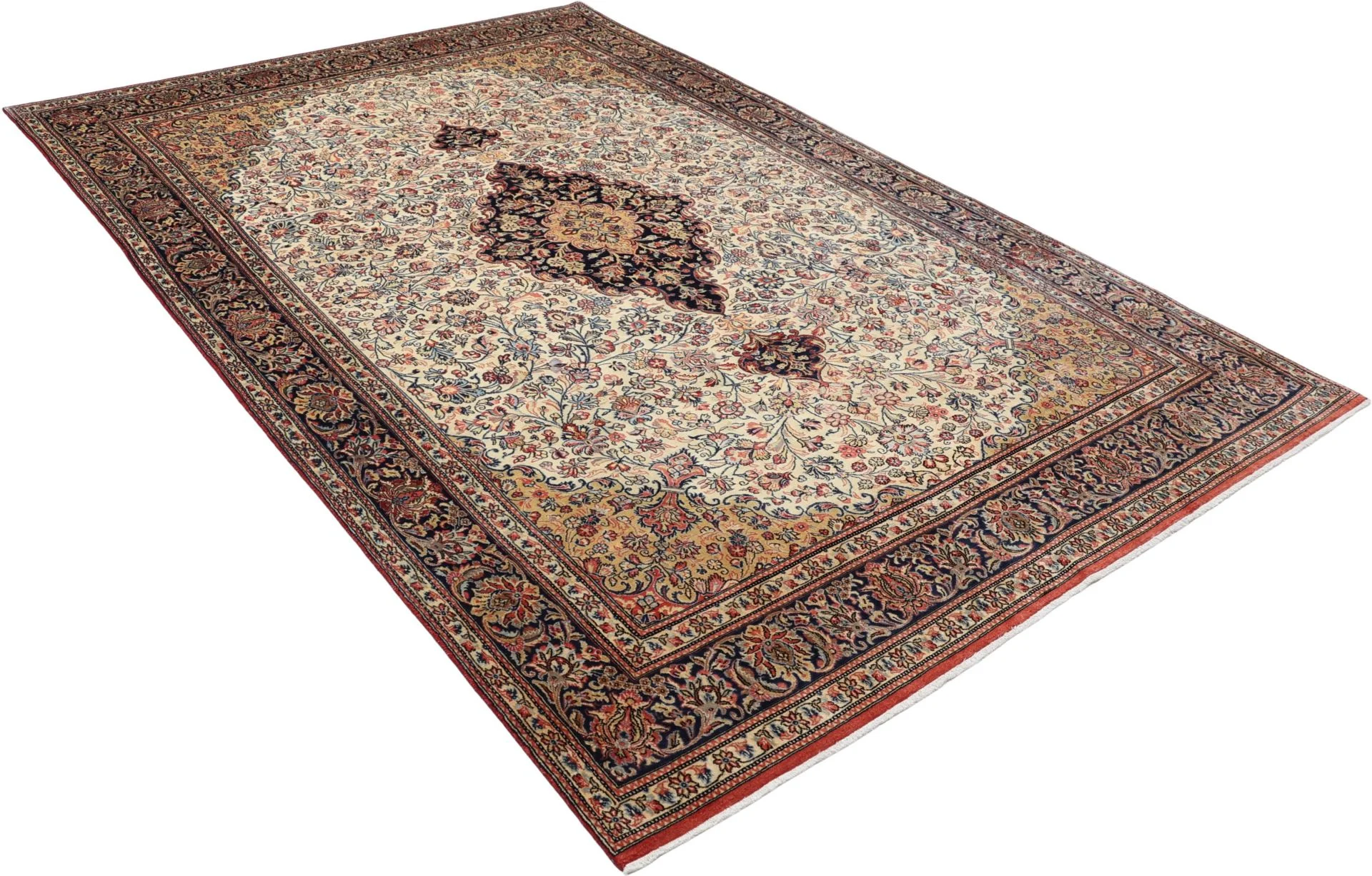 Qom Persian Rug 195 × 305 cm, Wool, hand-knotted
