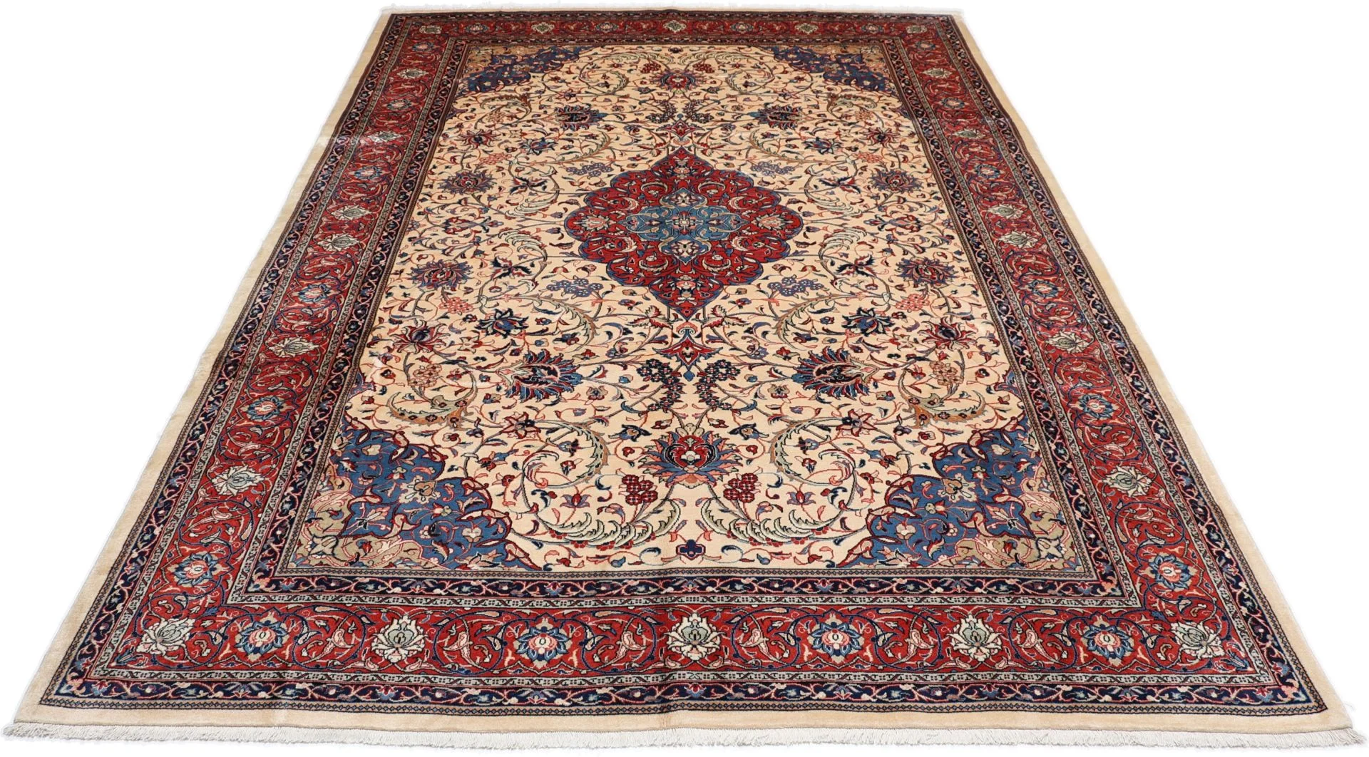perserteppich-sarough-265-x-396-cm-schurwolle-handgeknupft-14 Sarouk Persian Rug 265 × 396 cm, Wool, hand-knotted