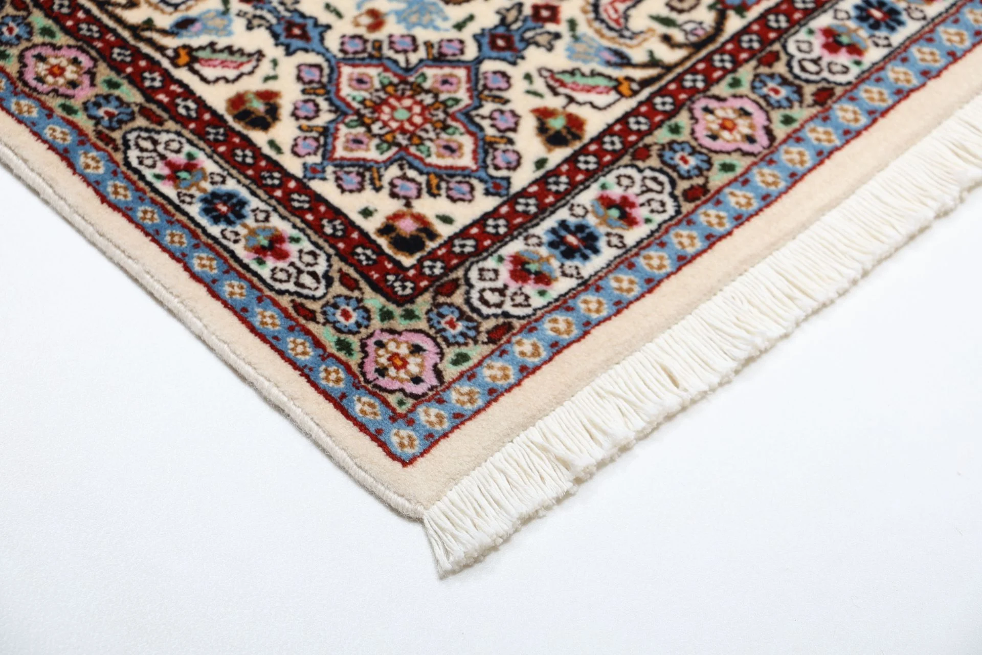 perserteppich-moud-197-x-205-cm-schurwolle-handgeknupft-floral-15 Moud Persian Rug — hand-knotted, 197 × 205 cm, Wool