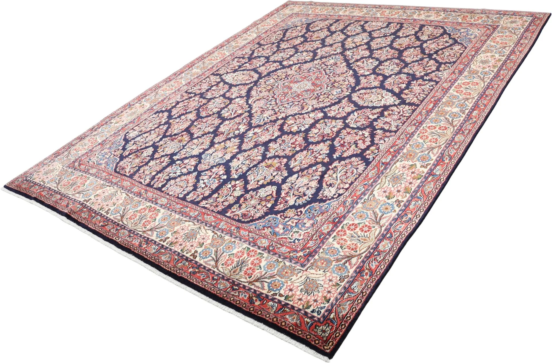 Sarouk Persian Rug — hand-knotted, 240 × 313 cm, Wool