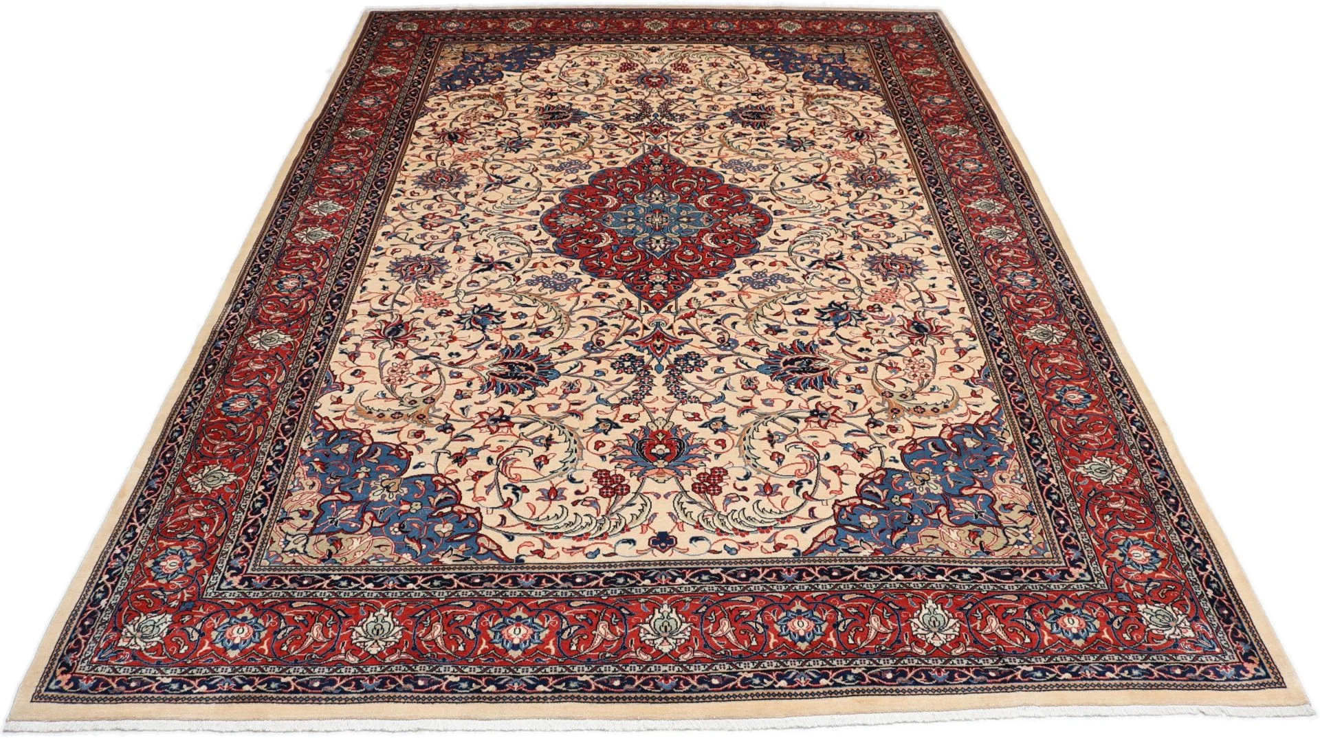 perserteppich-sarough-265-x-378-cm-schurwolle-handgeknupft-13 Sarouk Persian Rug 265 × 378 cm, Wool, hand-knotted