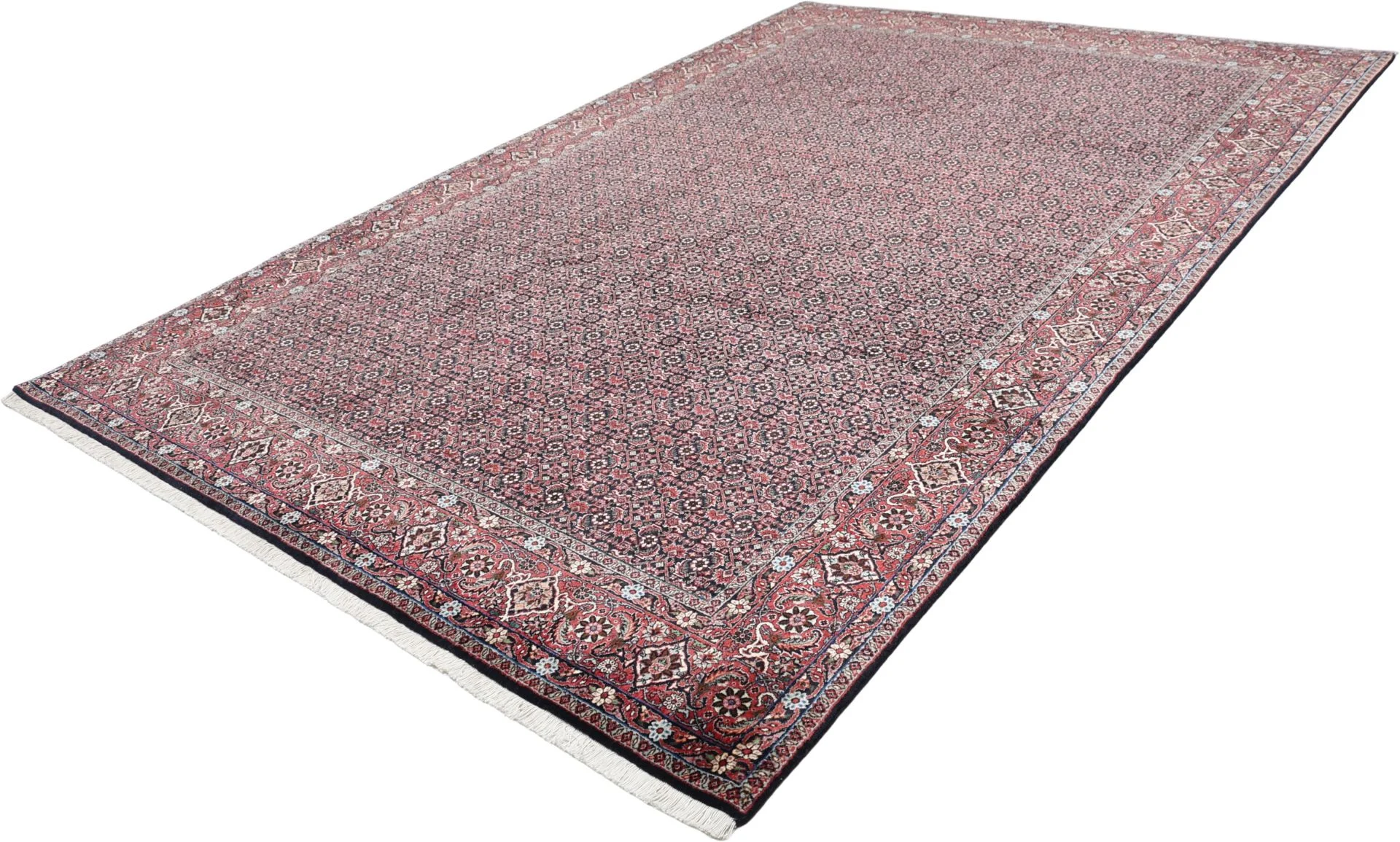 Hand-Knotted Wool Bijar Persian Rug, 201 × 301 cm