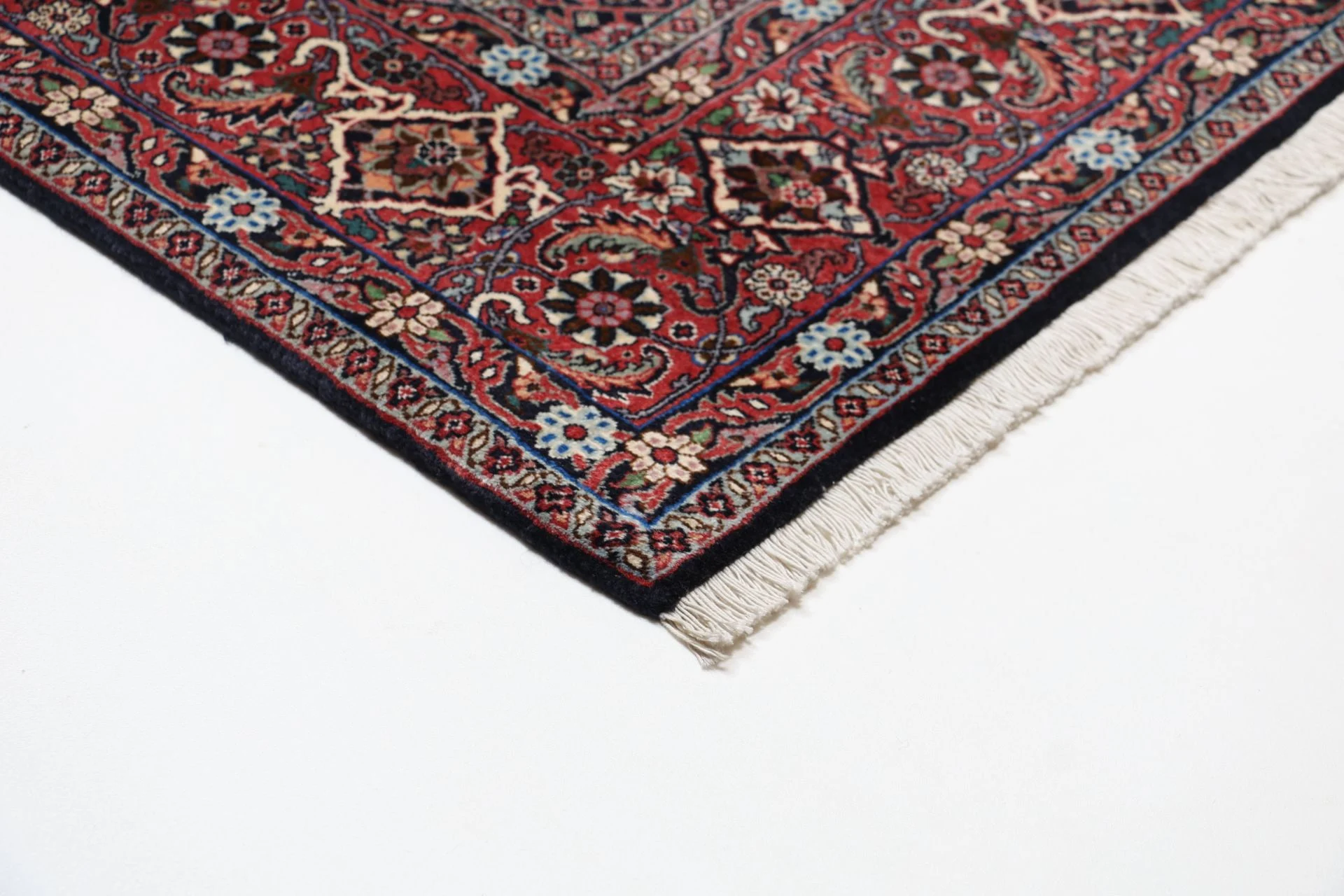 Hand-Knotted Wool Bijar Persian Rug, 201 × 301 cm